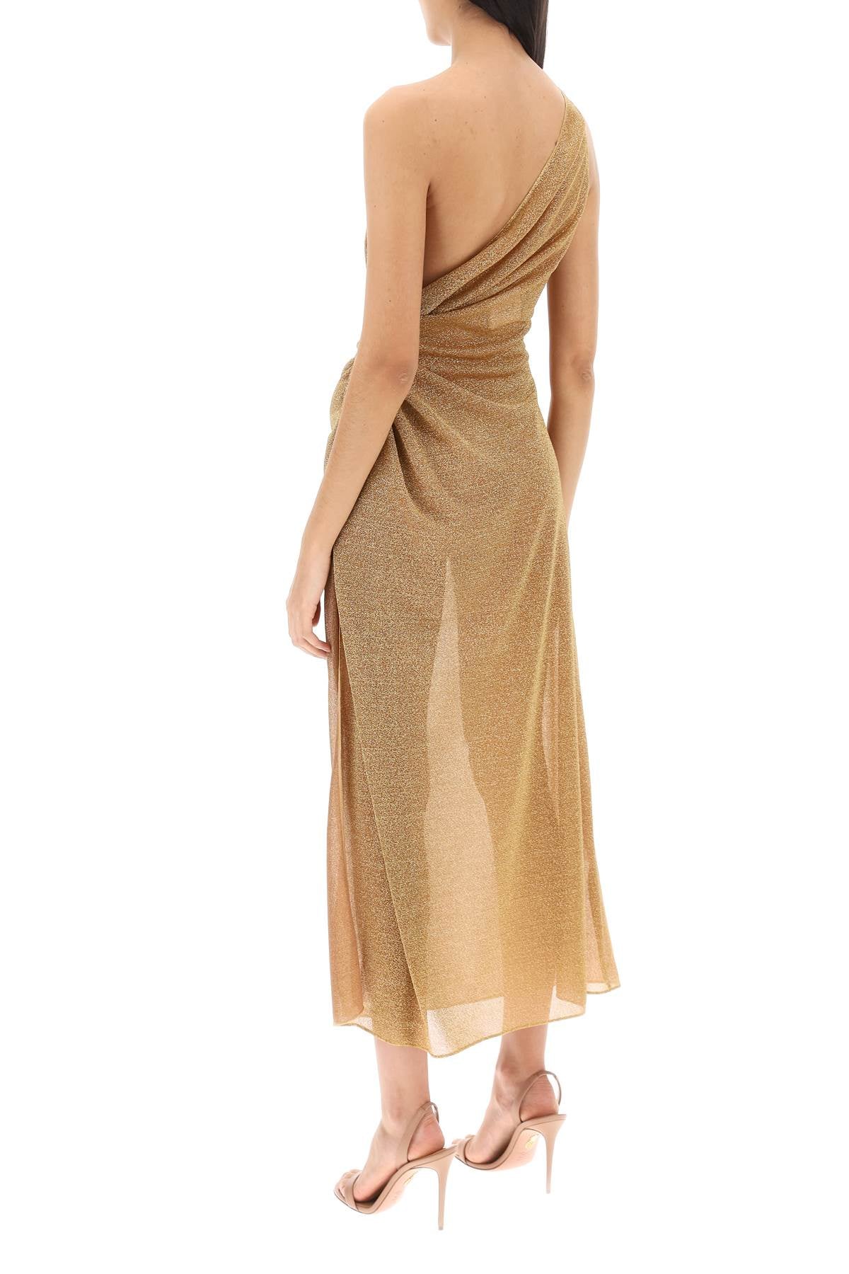 Oséree One-Shoulder Lurex Knit Maxi Dress image 2