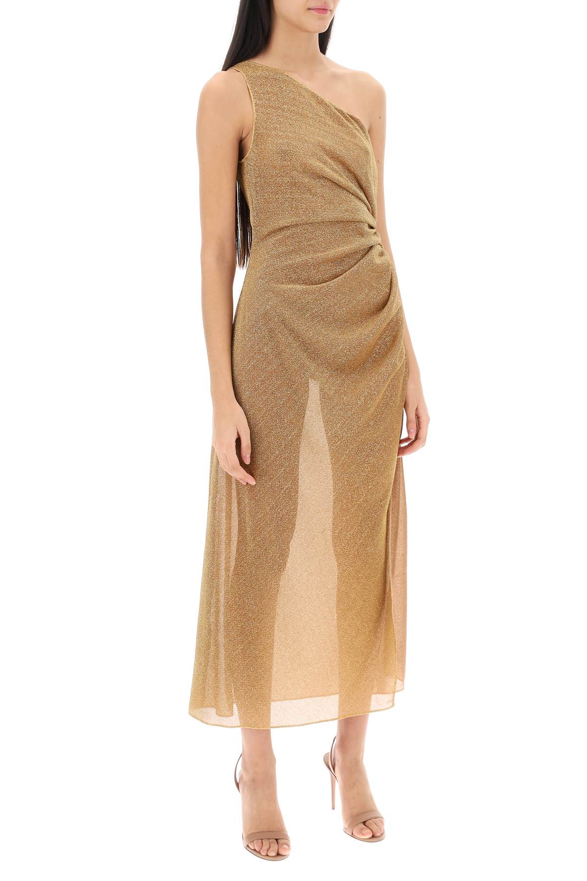 Oséree One-Shoulder Lurex Knit Maxi Dress image 1