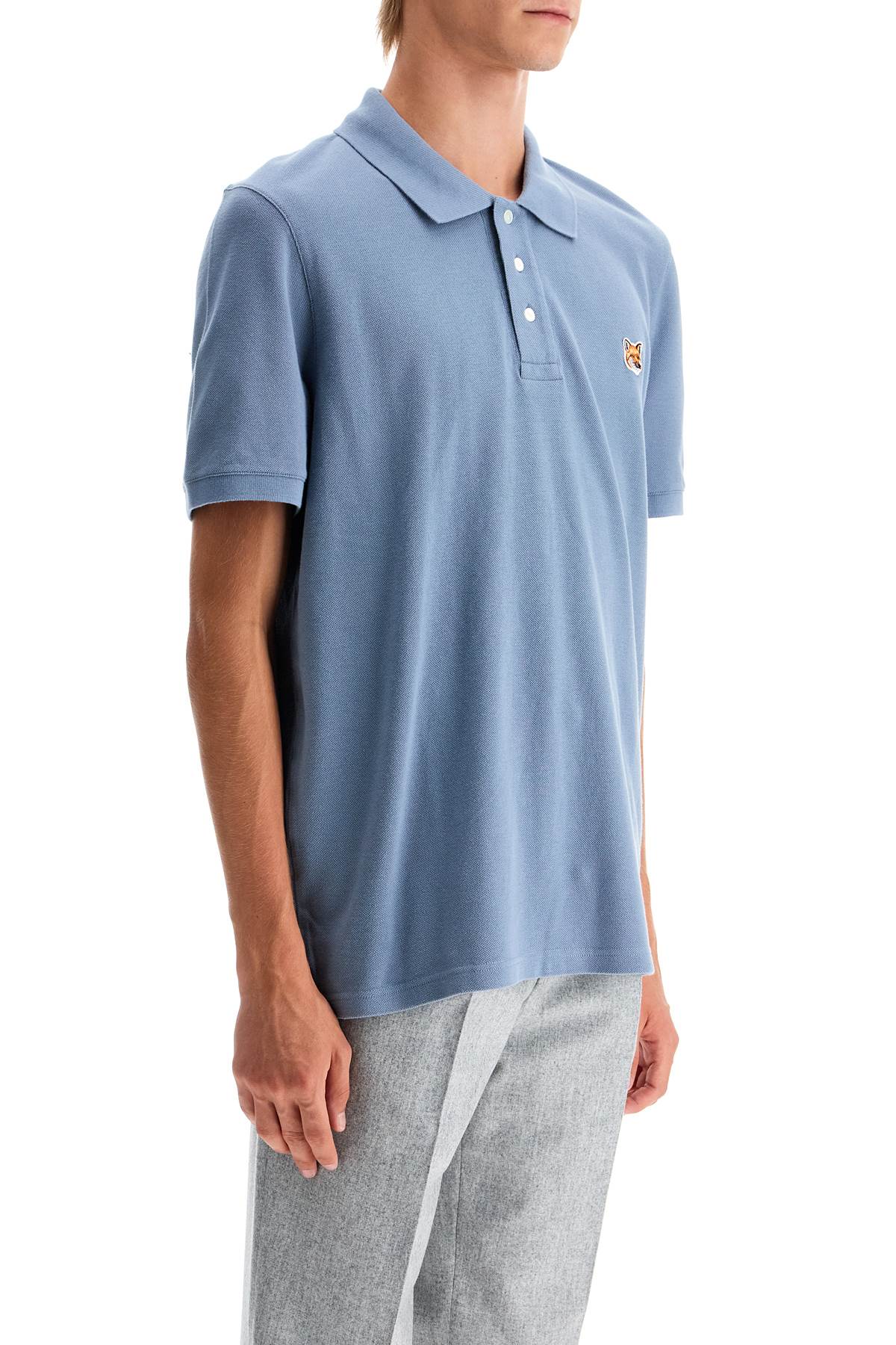 Maison Kitsune "regular fit fox head polo shirt image 1