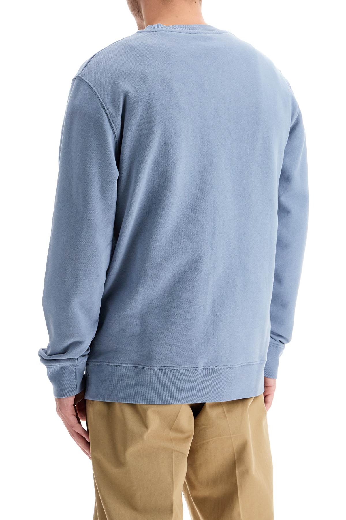 Maison Kitsuné Fox Head Patch Crewneck Sweatshirt image 2