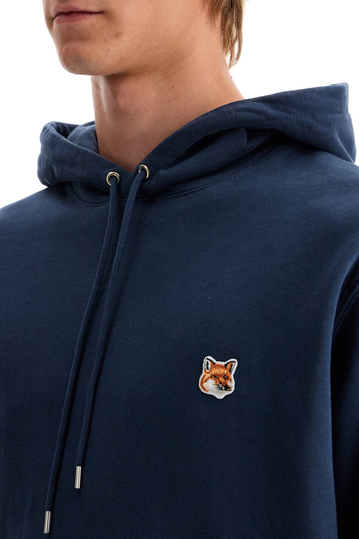 Maison Kitsune fox head hooded sweatshirt image 3