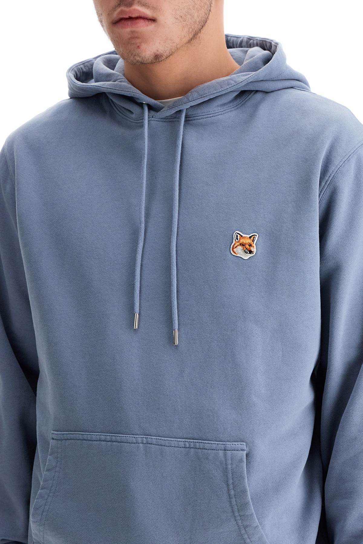 Maison Kitsune Fox Head Hooded Sweatshirt image 3