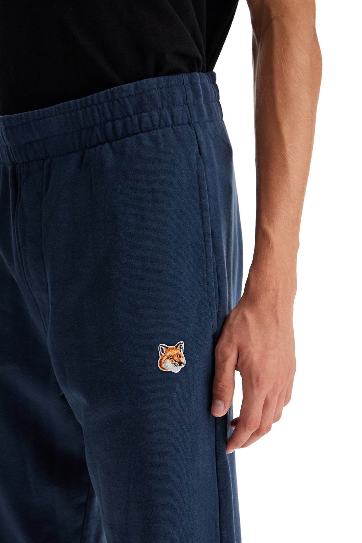 Maison Kitsune fox head joggers image 3