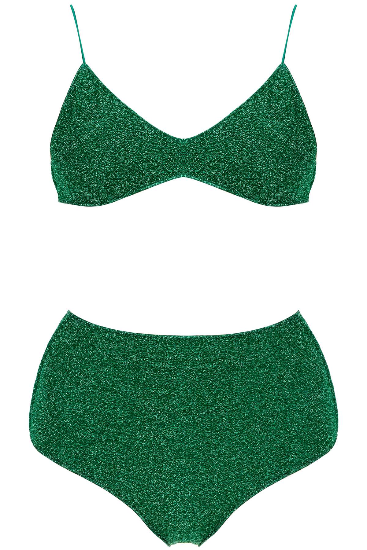 Oséree Lumiã¨re High-Waisted Lycra Lurex Bikini Set image 0