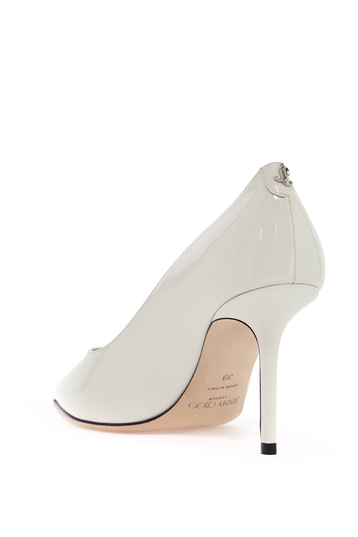 Jimmy Choo LOVE 85 Patent Leather Pumps with Silver JC Logo image 2