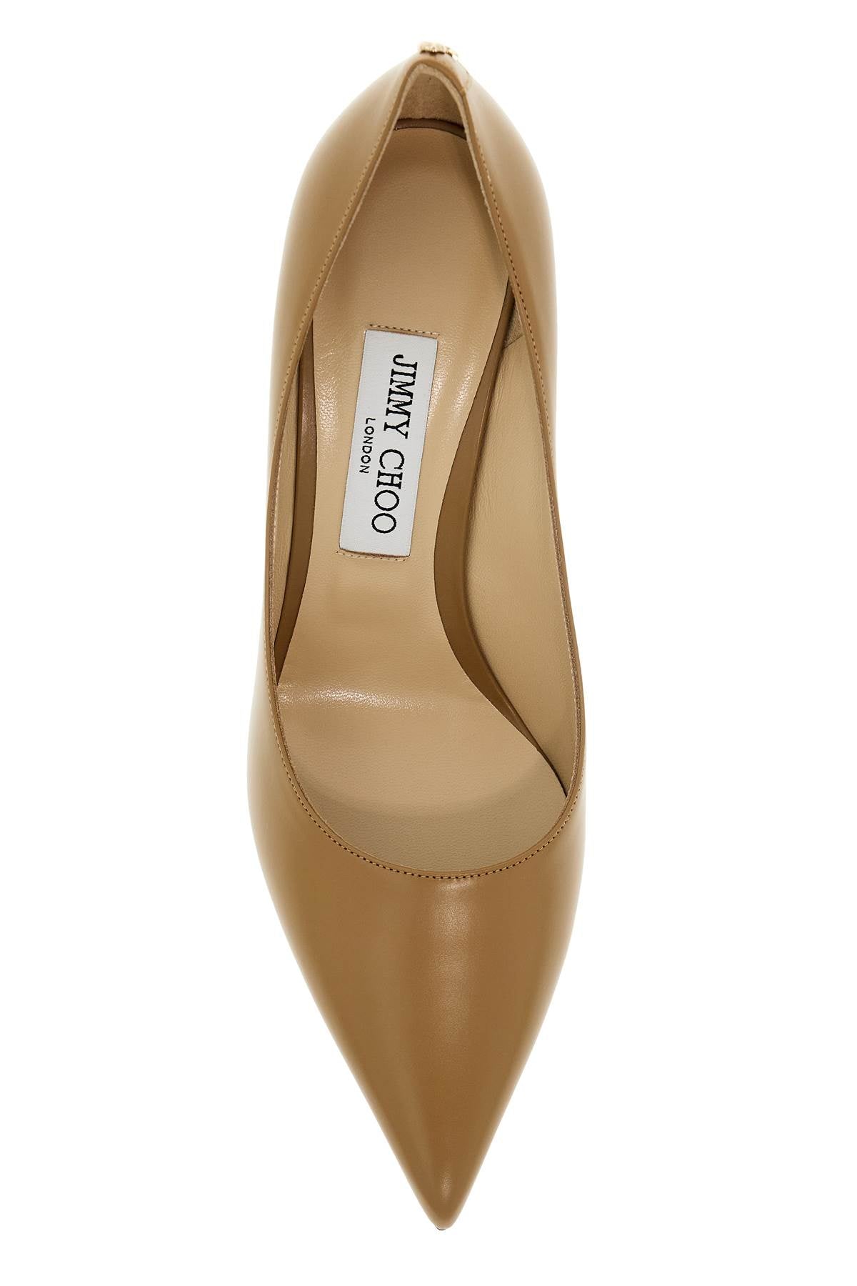 Jimmy Choo Love 85 Leather Pumps with Gold JC Logo image 1