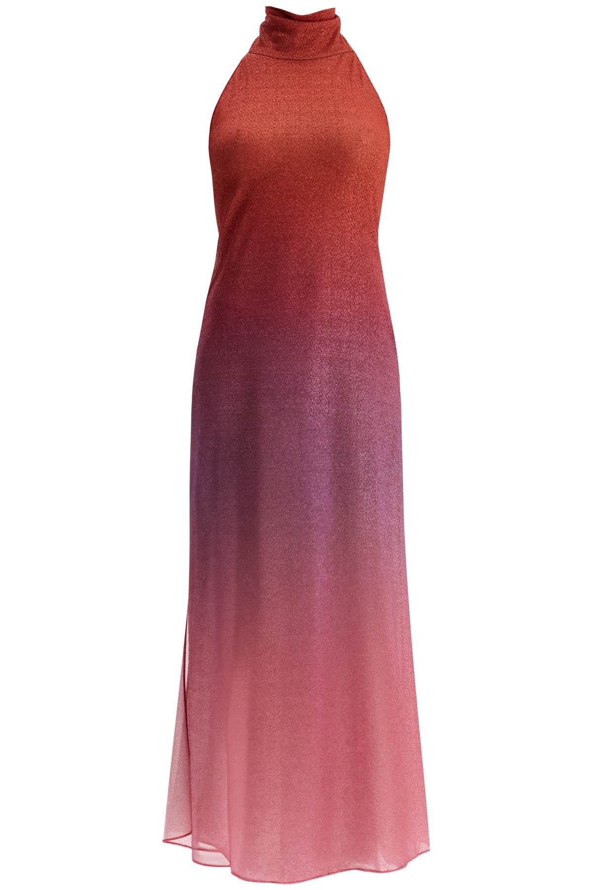 Oséree Lumière Shade High-Neck Maxi Dress with Open Back image 0