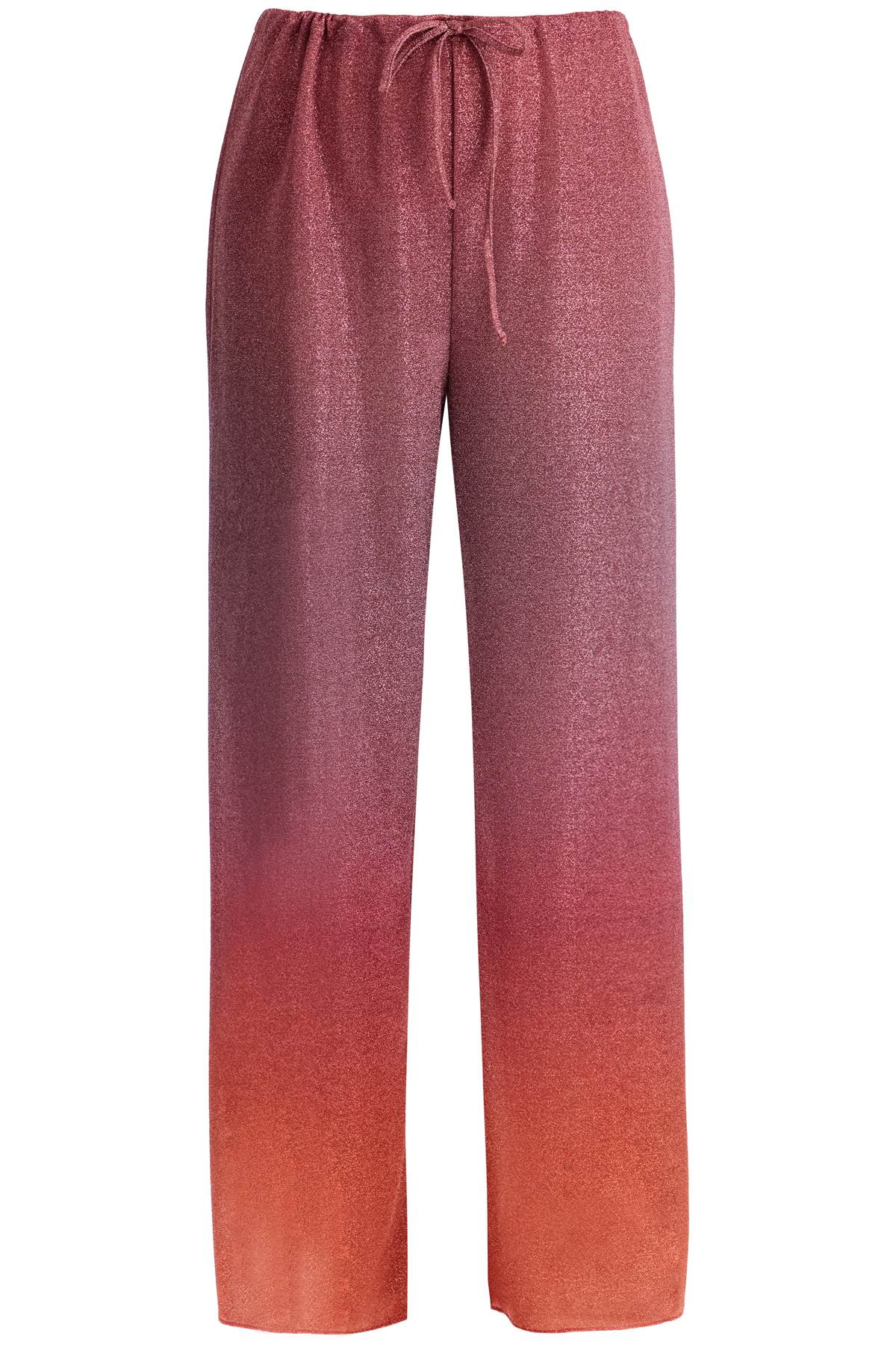 Oséree Lumiere Drawstring Pants: Relaxed Fit, Gradient Lurex Jersey image 0