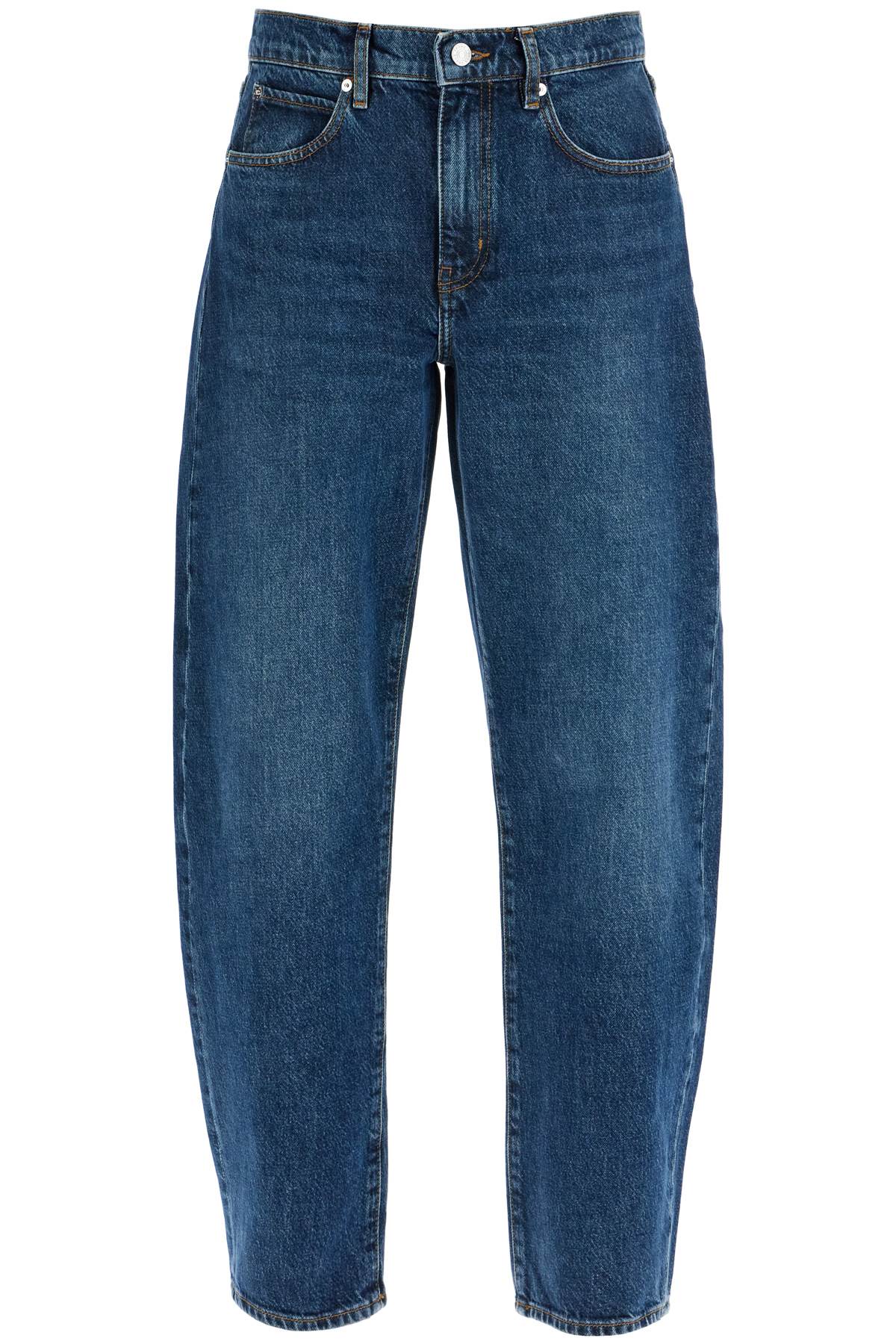 FRAME Low-Rise Barrel-Cut Jeans image 0