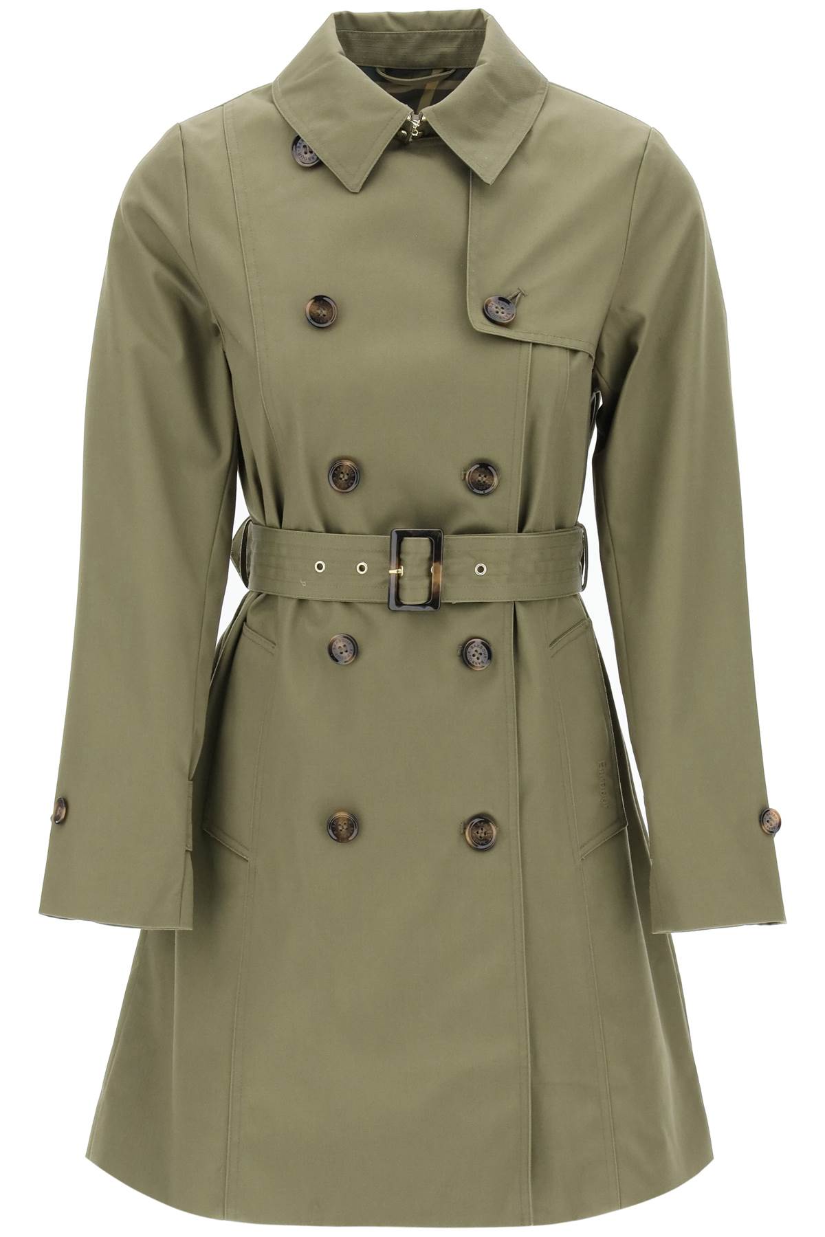 Barbour double-breasted trench coat for image 0