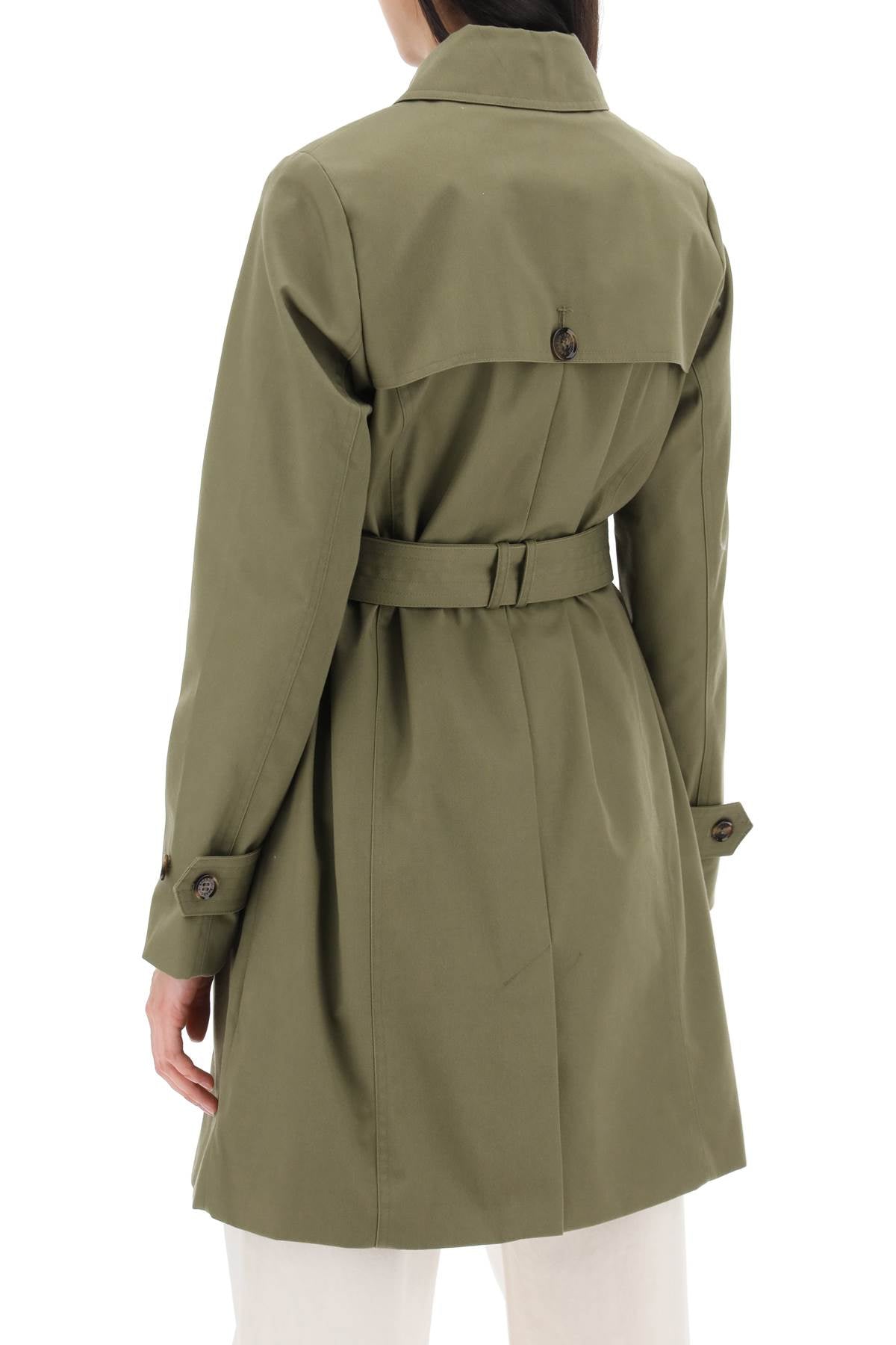 Barbour double-breasted trench coat for image 2