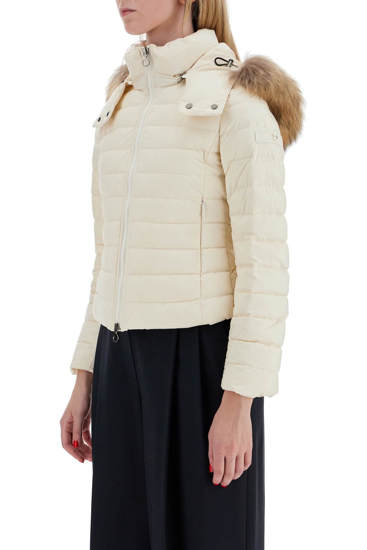 Tatras Vareena Hooded Down Puffer Jacket with Raccoon Fur Trim image 3