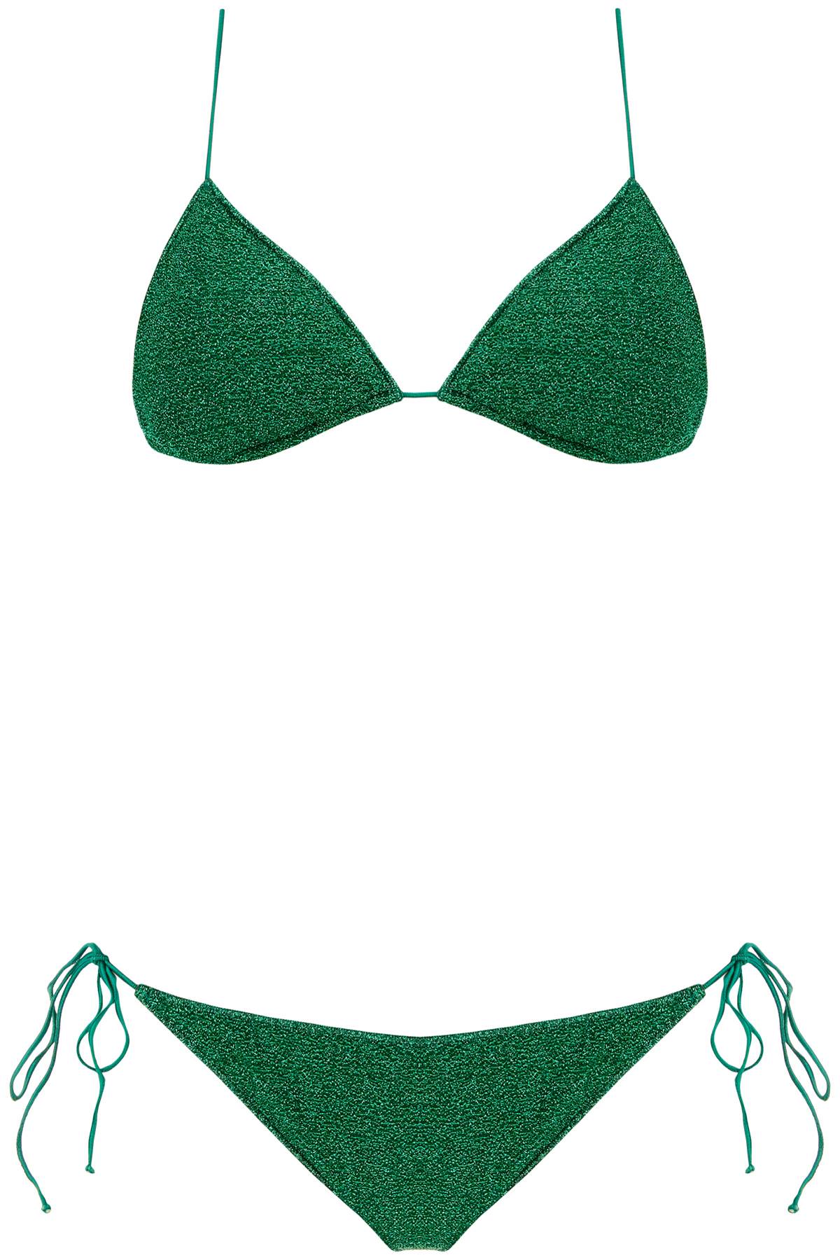 Oséree Lumière Triangle Bikini Set: Adjustable Lycra Lurex Swimsuit image 0