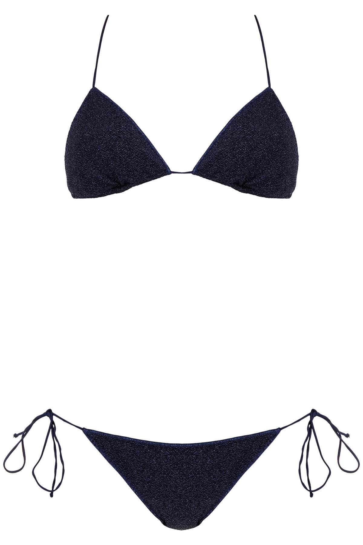 Oséree Lumière Triangle Bikini Set: Adjustable Lycra Lurex Swimsuit image 0