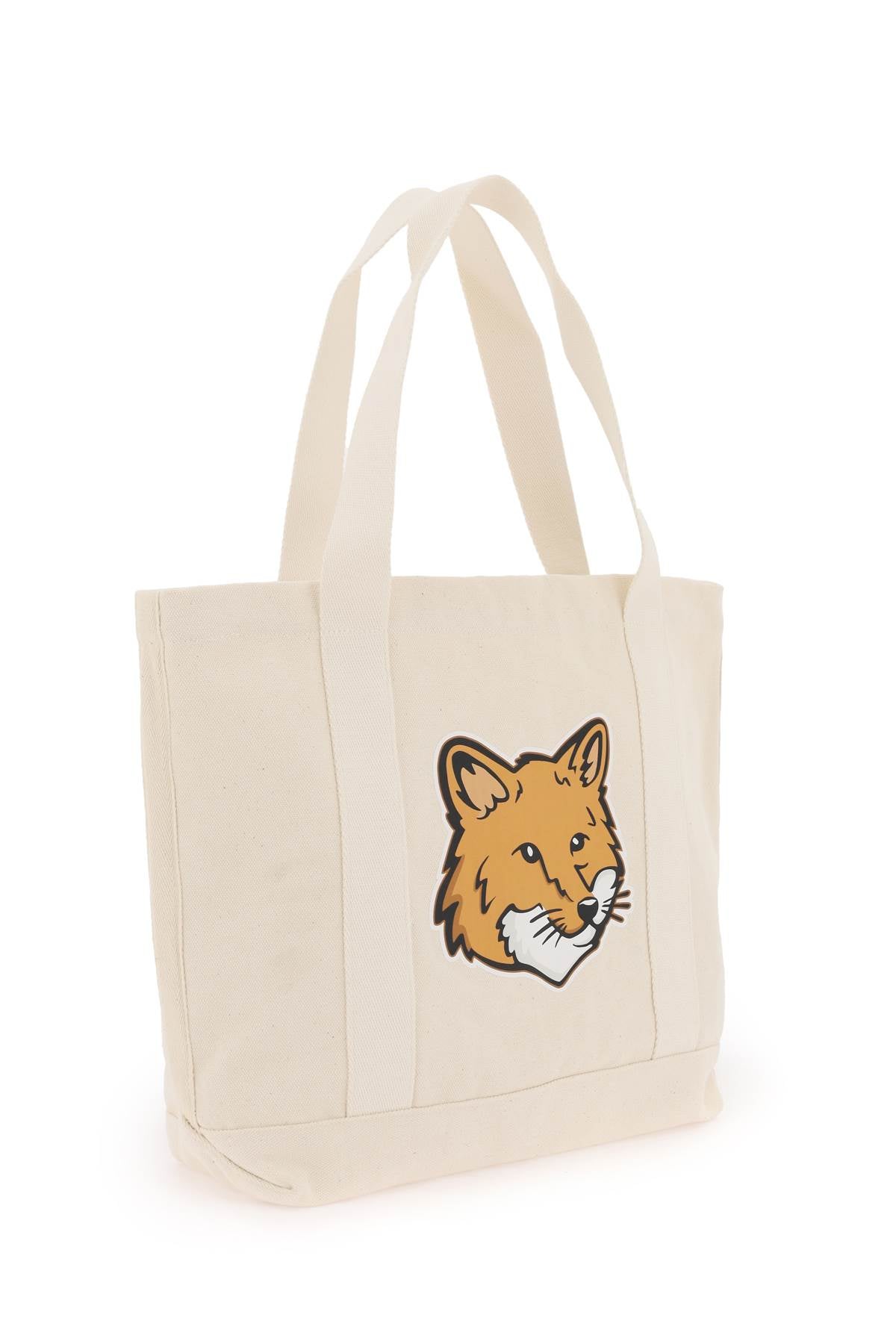 Maison Kitsune fox head tote bag image 2