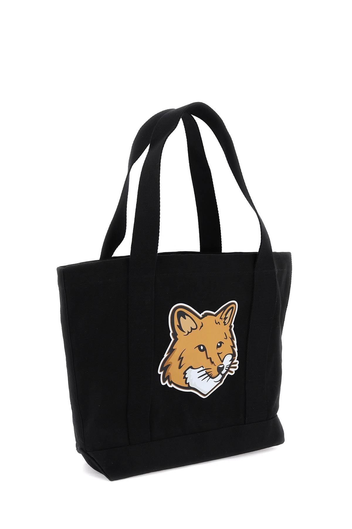 Maison Kitsune Fox Head Canvas Tote Bag image 2