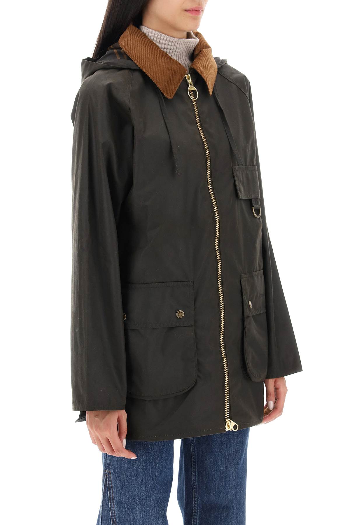 Barbour Highclere Wax Jacket for Women - Matte Cotton image 1