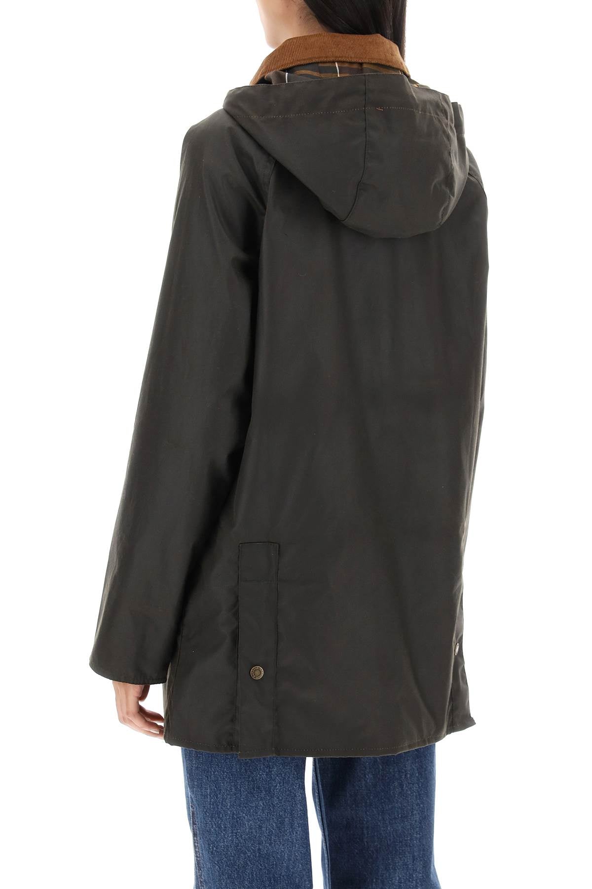 Barbour Highclere Wax Jacket for Women - Matte Cotton image 2