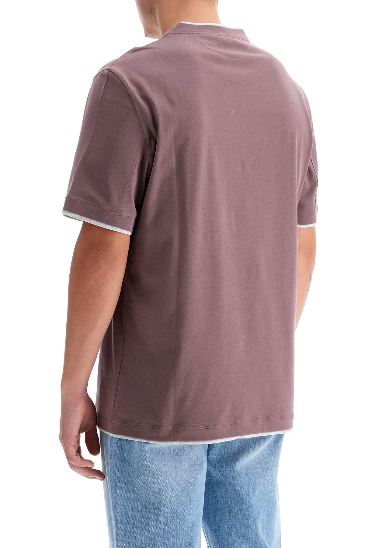 Brunello Cucinelli Layered Cotton T-Shirt image 2