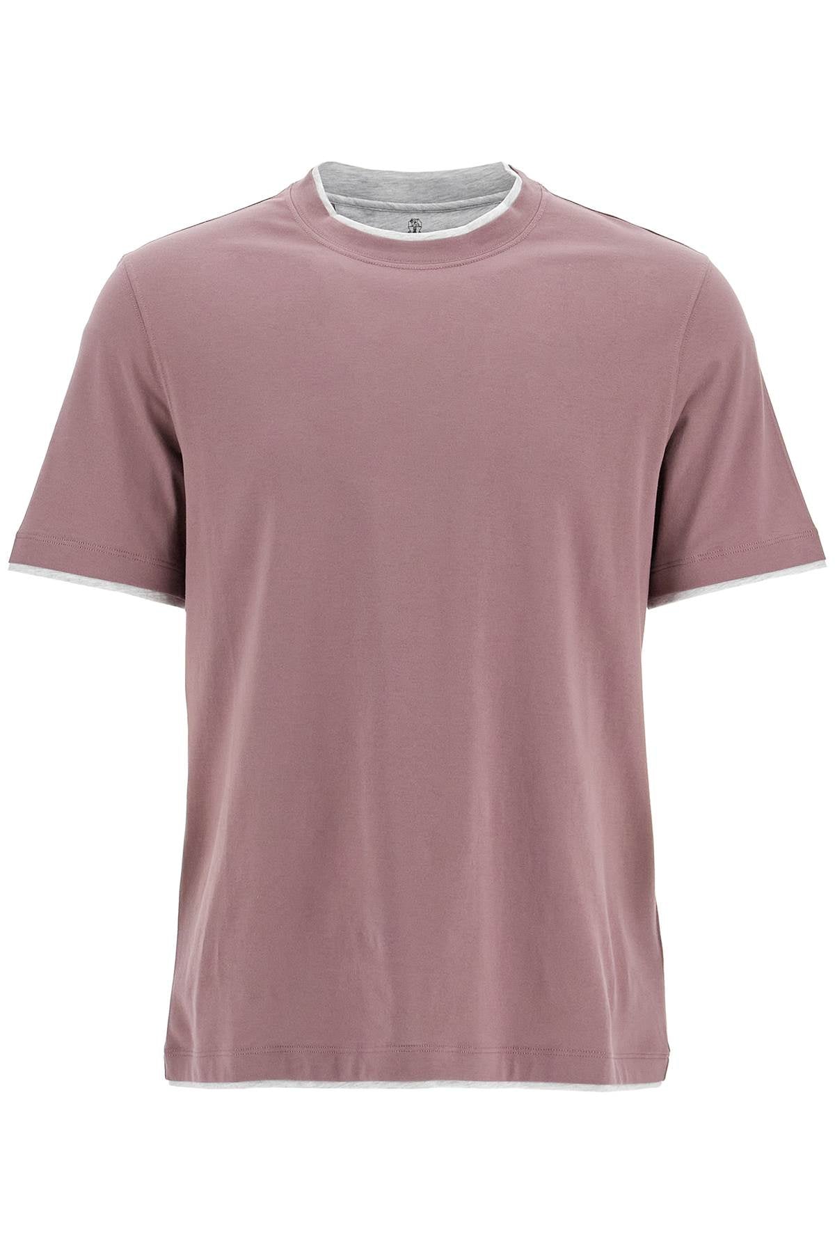 Brunello Cucinelli Layered Cotton T-Shirt image 0