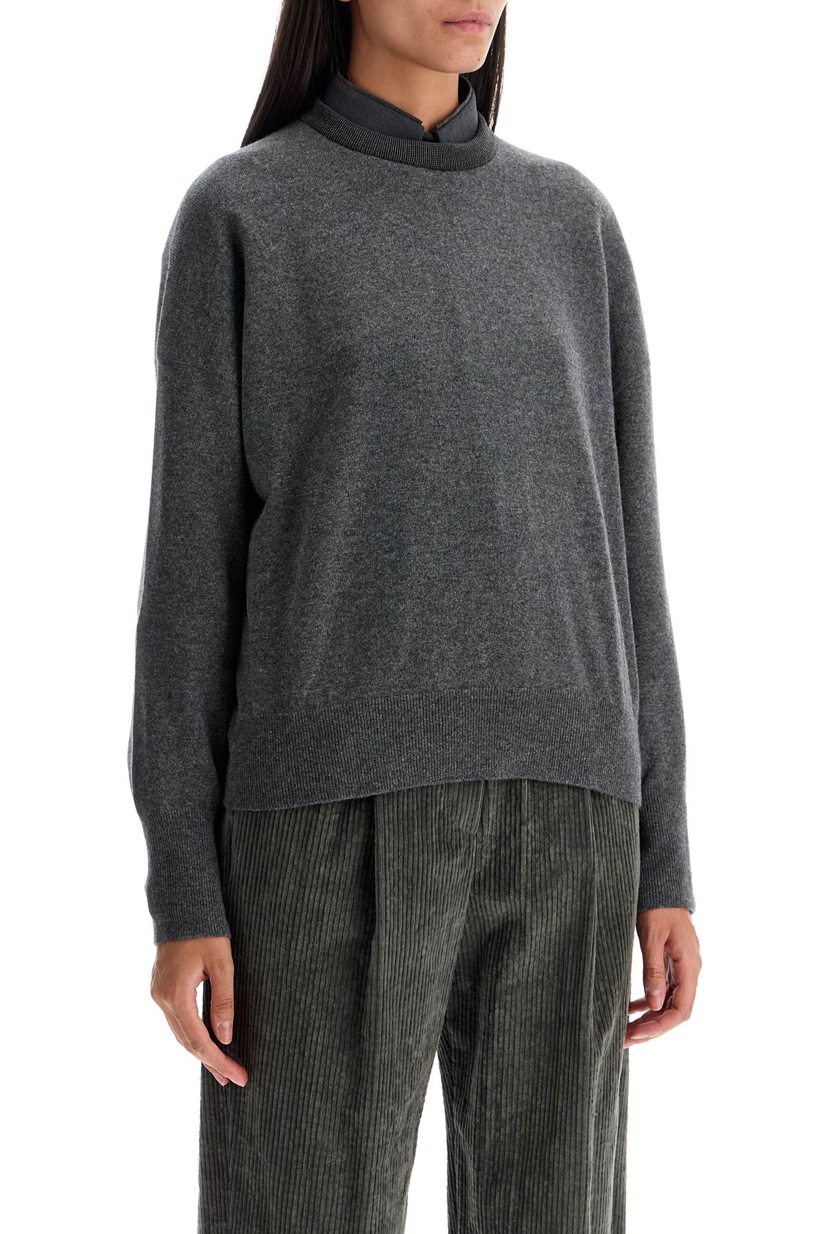 Brunello Cucinelli Cashmere Ribbed Pullover image 1