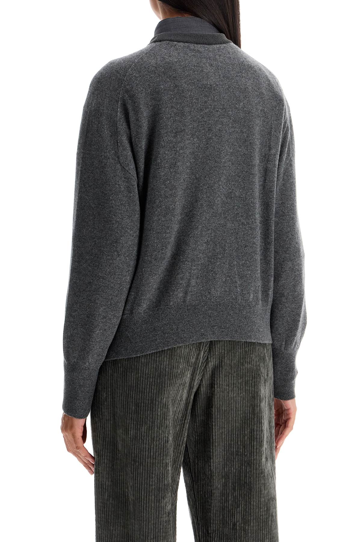 Brunello Cucinelli Cashmere Ribbed Pullover image 2