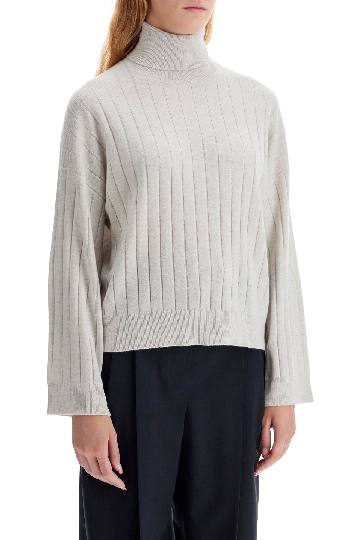 Brunello Cucinelli high-neck cashmere pullover sweater image 1