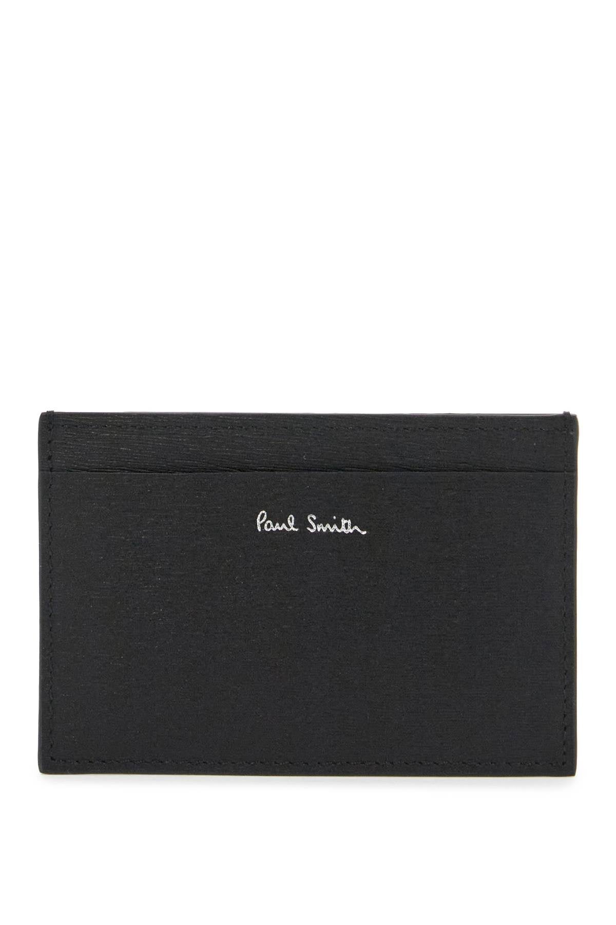 Paul Smith Saffiano Leather Card Holder with Color Block Design image 0