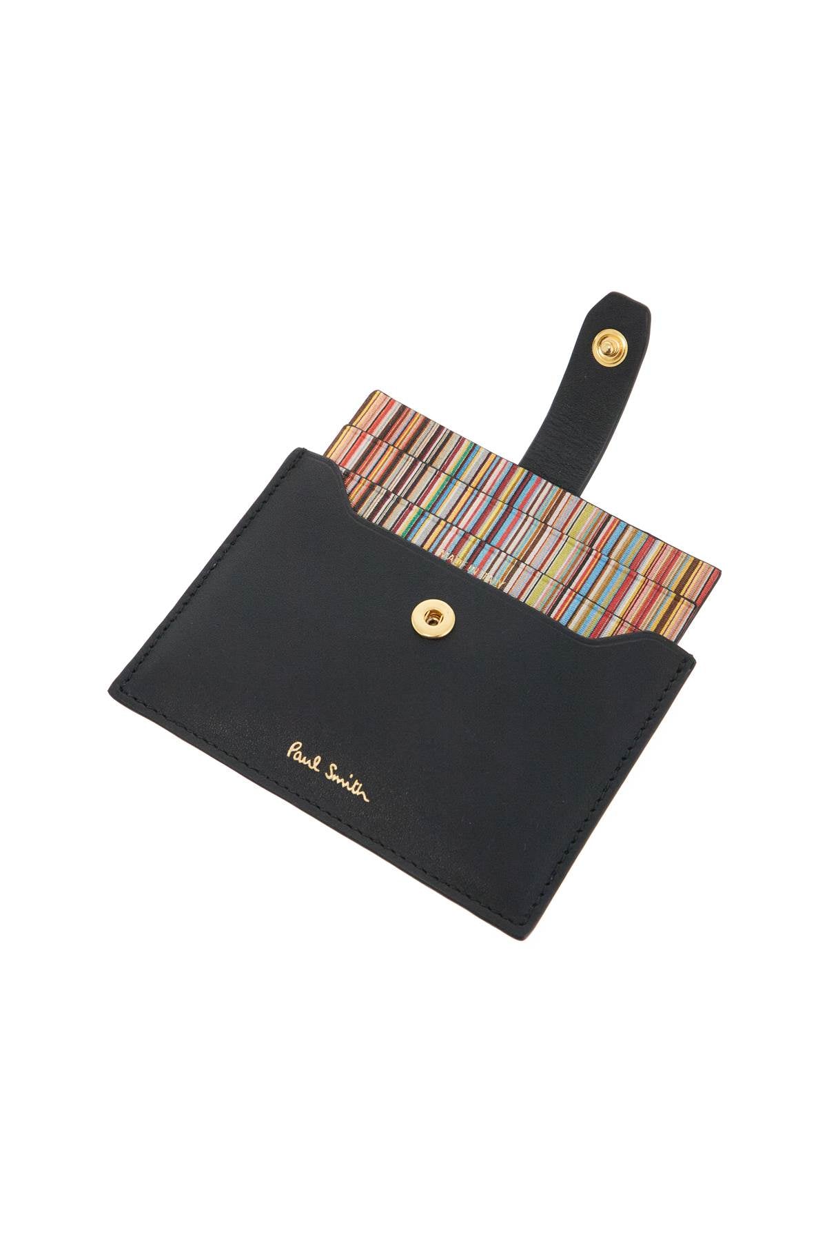 Paul Smith Signature Stripe Leather Cardholder image 1