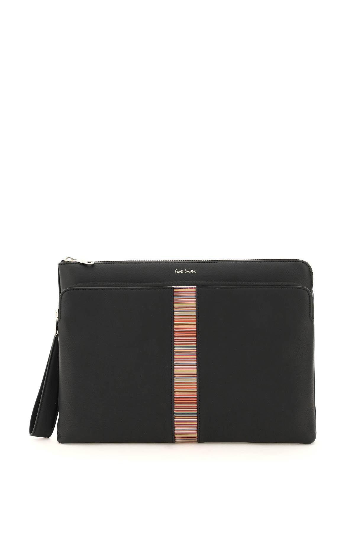 Paul Smith signture stripe leather pouch image 0