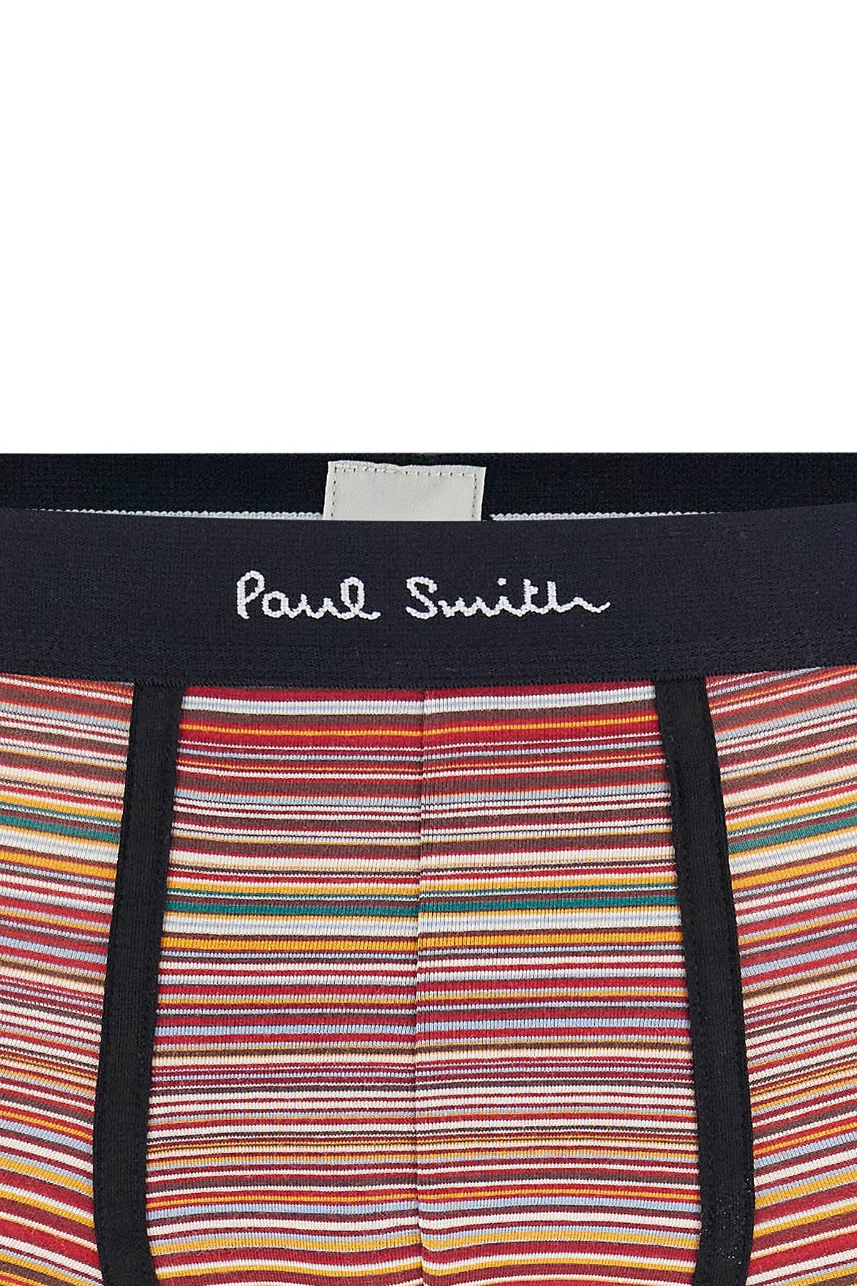 Paul Smith Men's Organic Cotton Triple Pack Boxer Shorts with Signature Stripe image 2