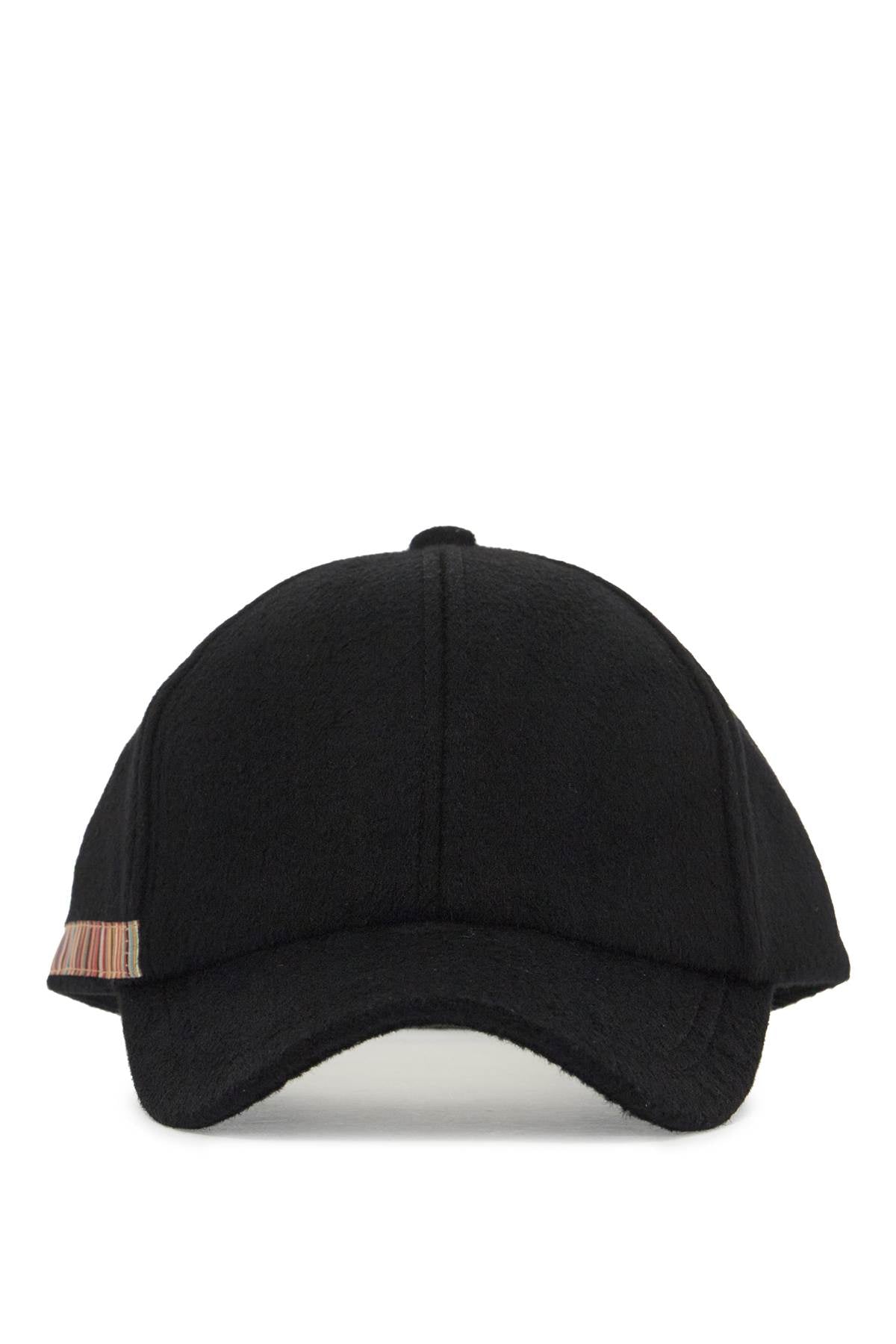 Paul Smith Wool Baseball Cap with Signature Stripe image 0