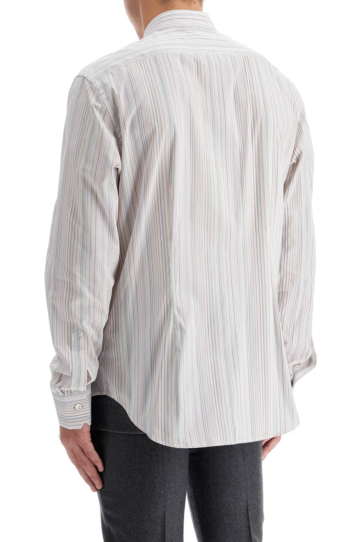 Paul Smith Slim Fit Multicolored Striped Cotton Shirt image 2