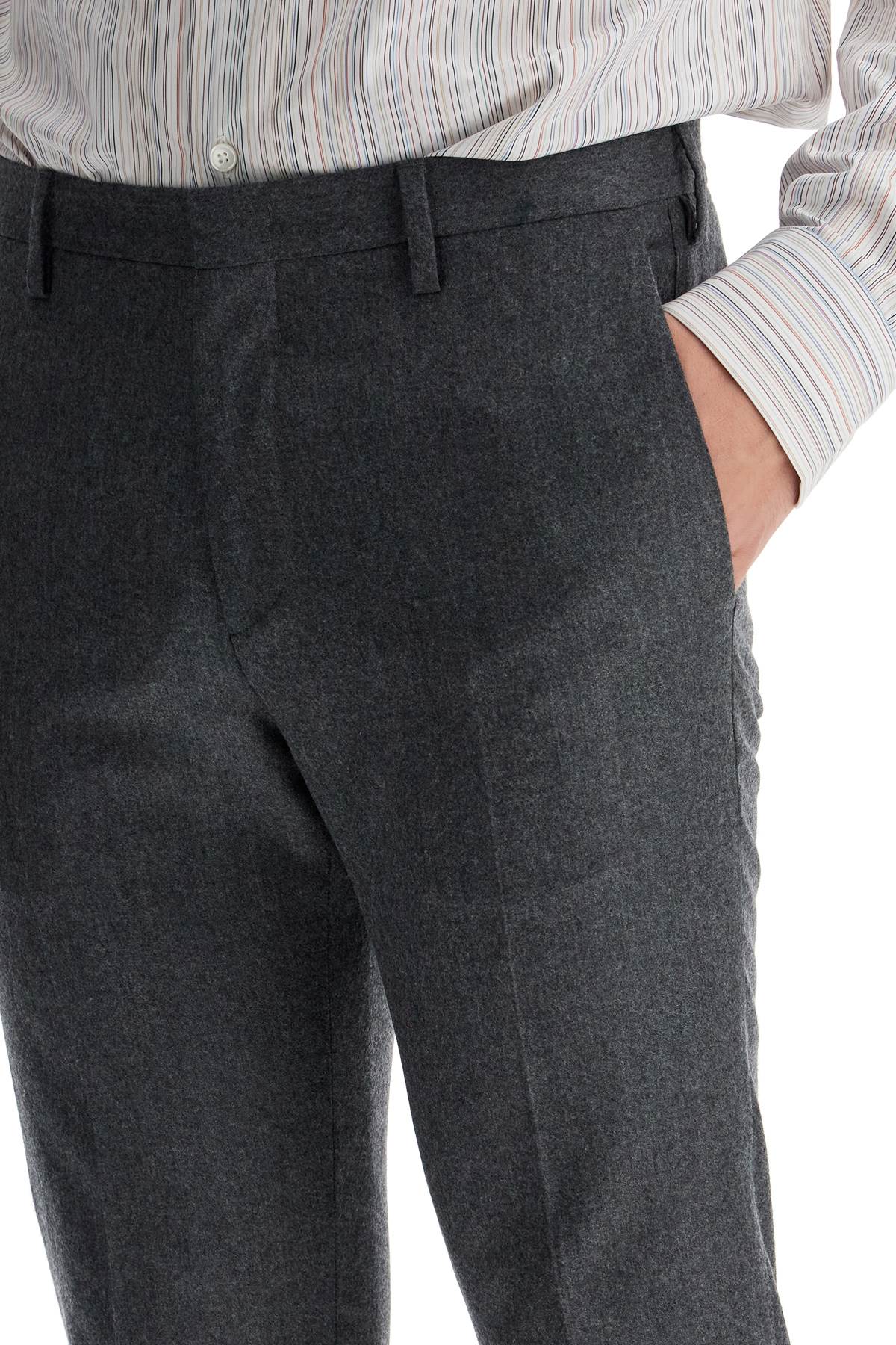 Paul Smith Slim Fit Flannel Trousers image 3