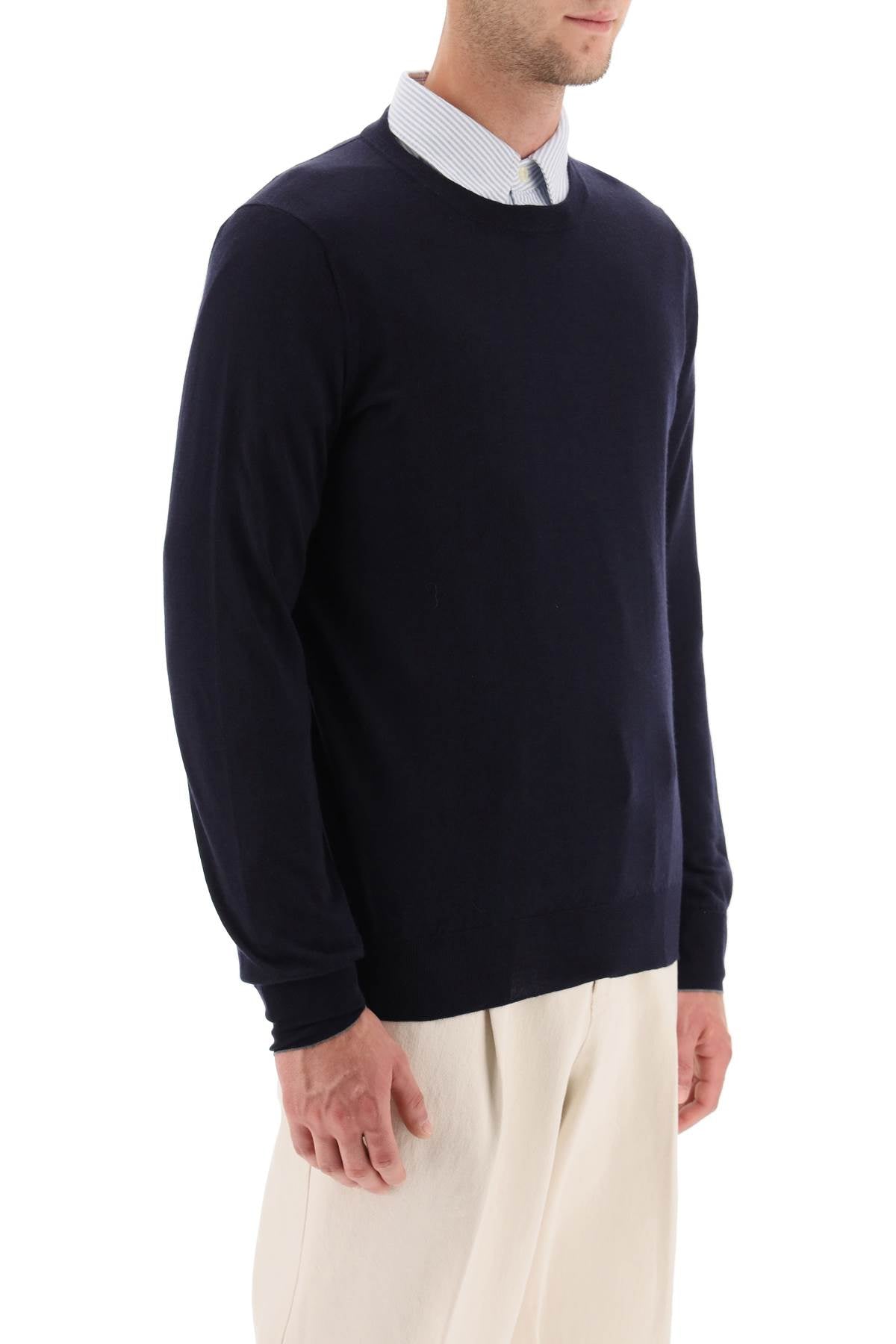 Brunello Cucinelli Fine Wool-Cashmere Crewneck Sweater image 1