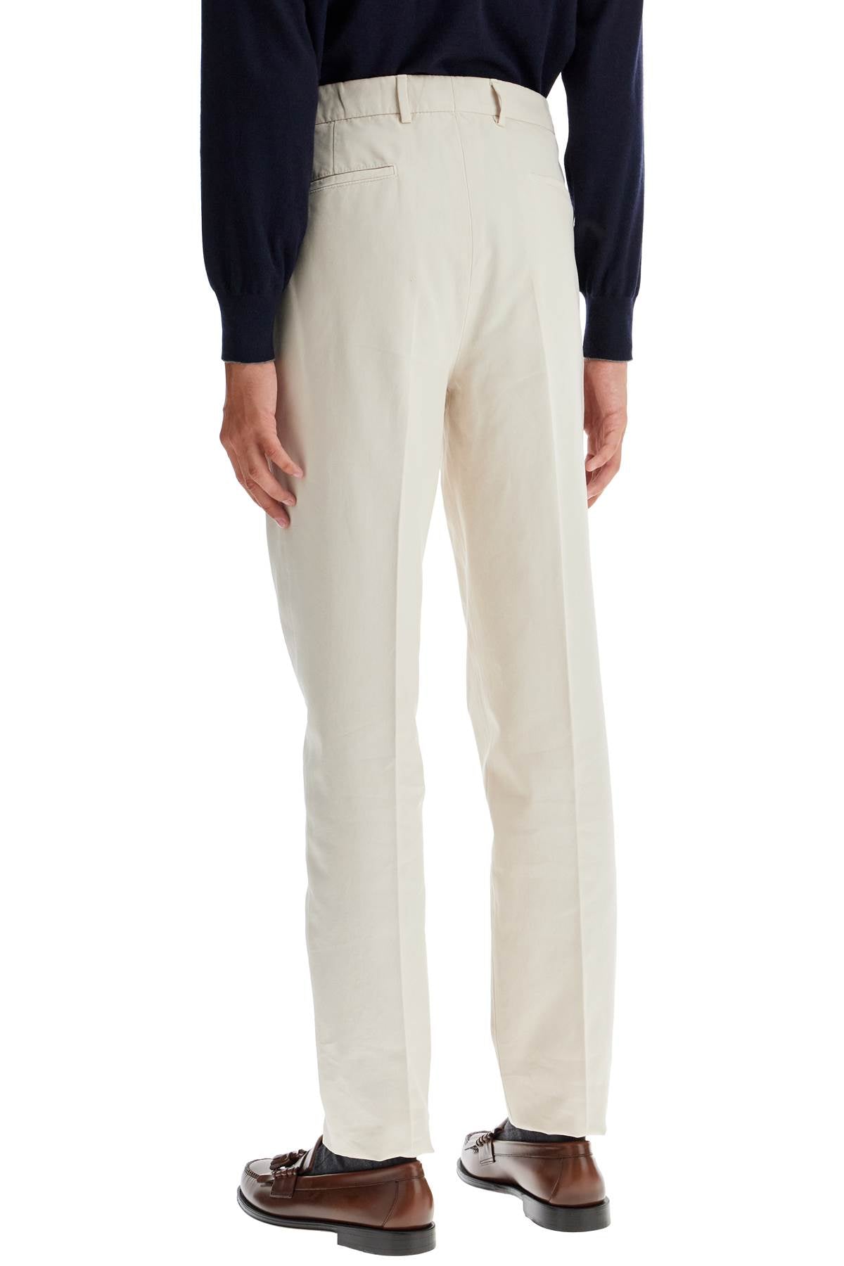 Brunello Cucinelli leisure fit gabardine trousers image 2