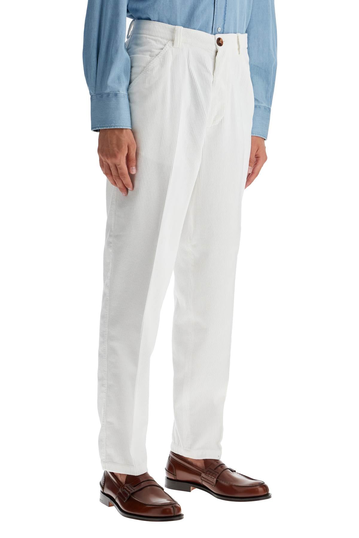 Brunello Cucinelli Corduroy Leisure Fit Pants for Men image 1