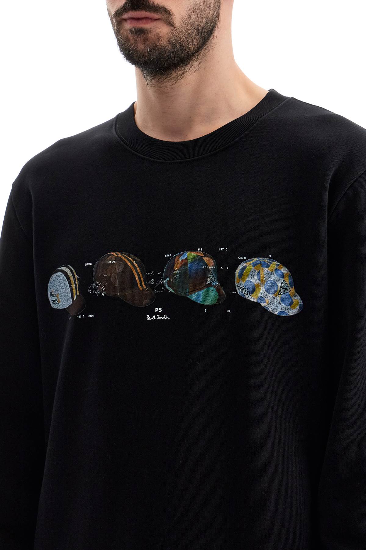 PS Paul Smith 'Cycling Caps' Crewneck Sweatshirt image 3