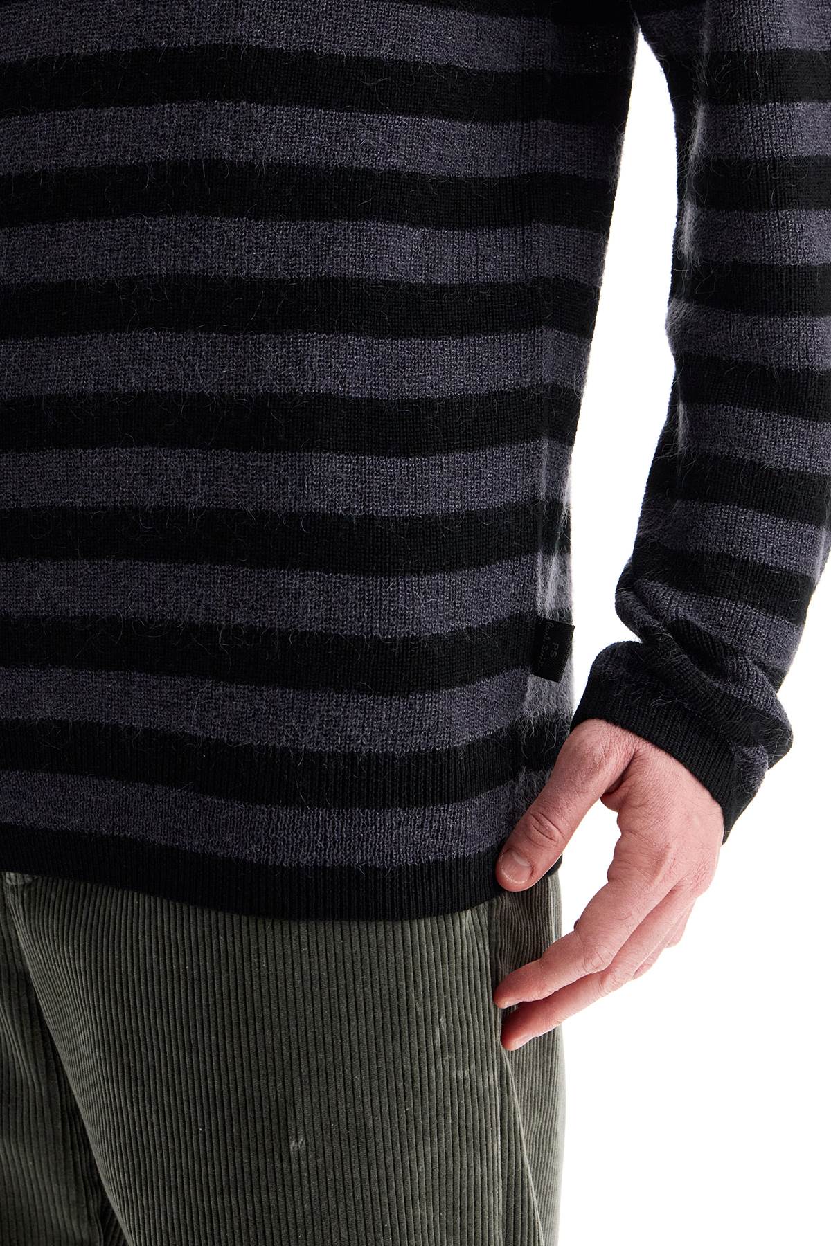 PS Paul Smith Striped Wool & Mohair Blend Pullover image 3