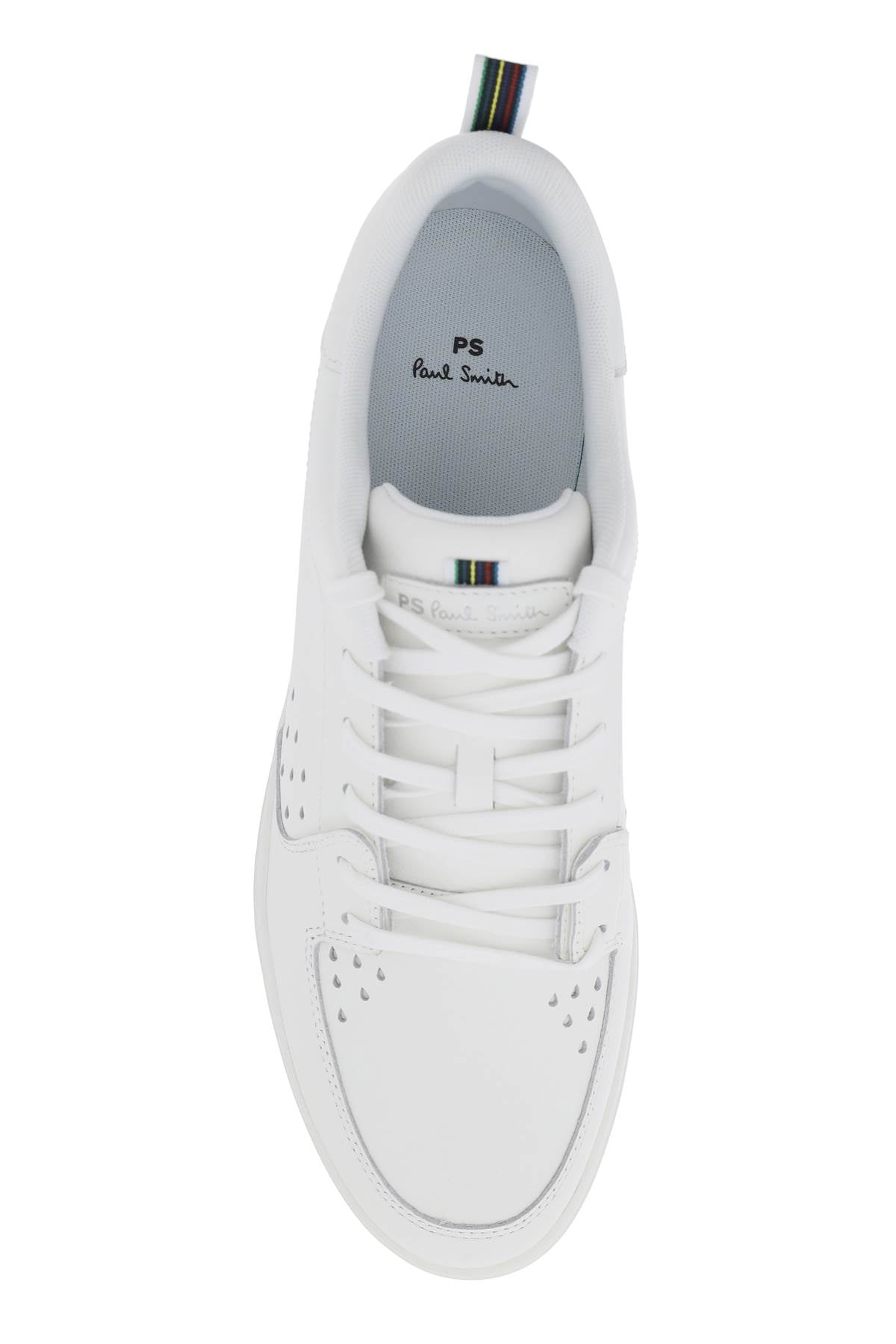 PS Paul Smith Cosmo Leather Sneakers with 'Sports Stripe' Detail image 1