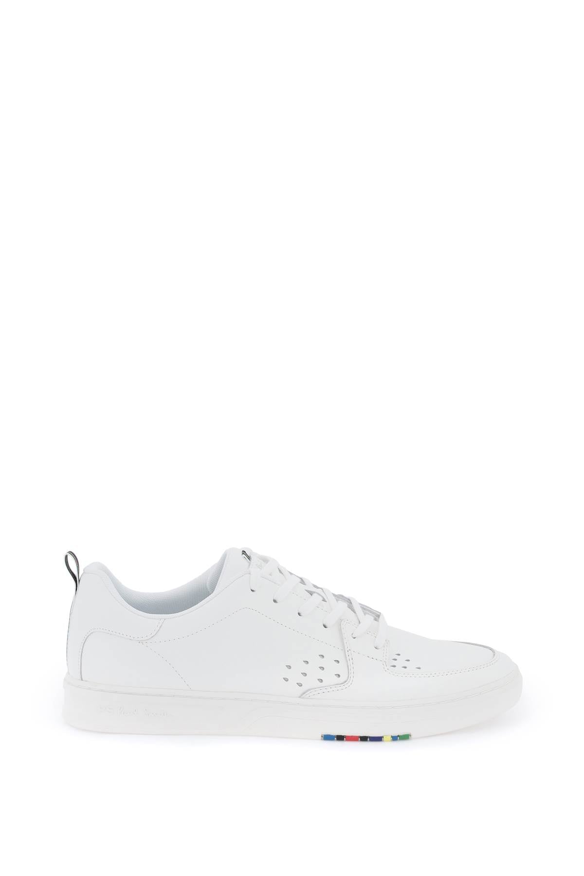 PS Paul Smith Cosmo Leather Sneakers with 'Sports Stripe' Detail image 0