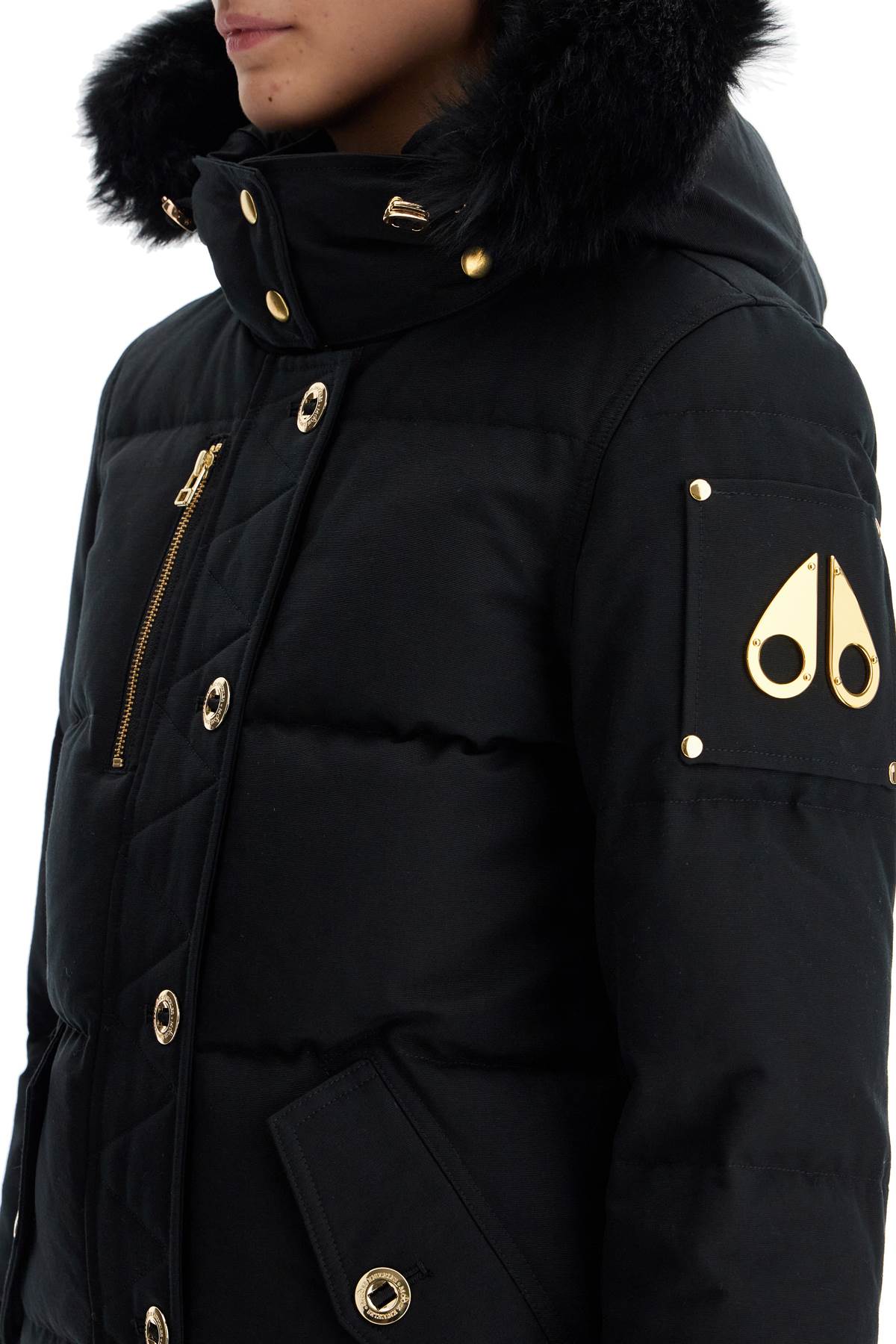 Moose Knuckles 3Q Shearling-Lined Down Jacket image 3