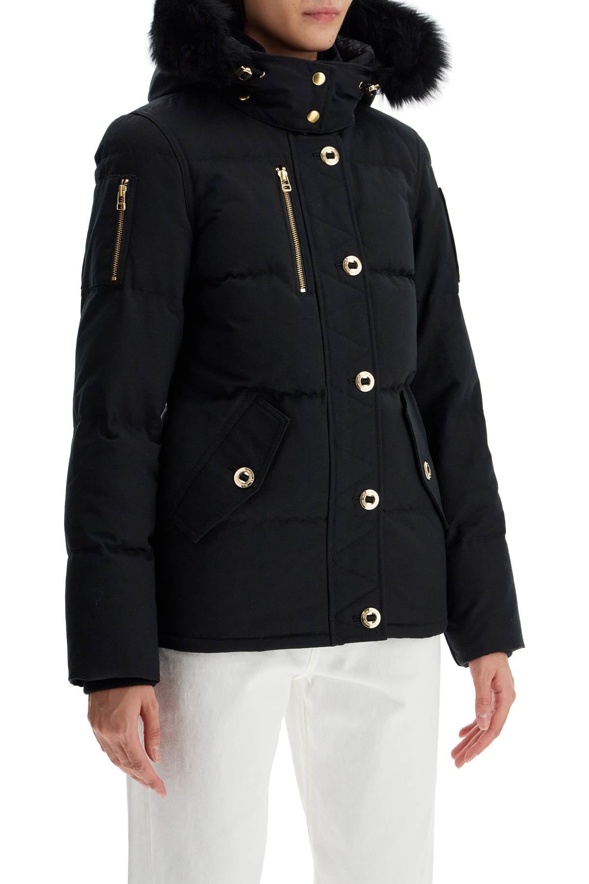 Moose Knuckles 3Q Shearling-Lined Down Jacket image 1