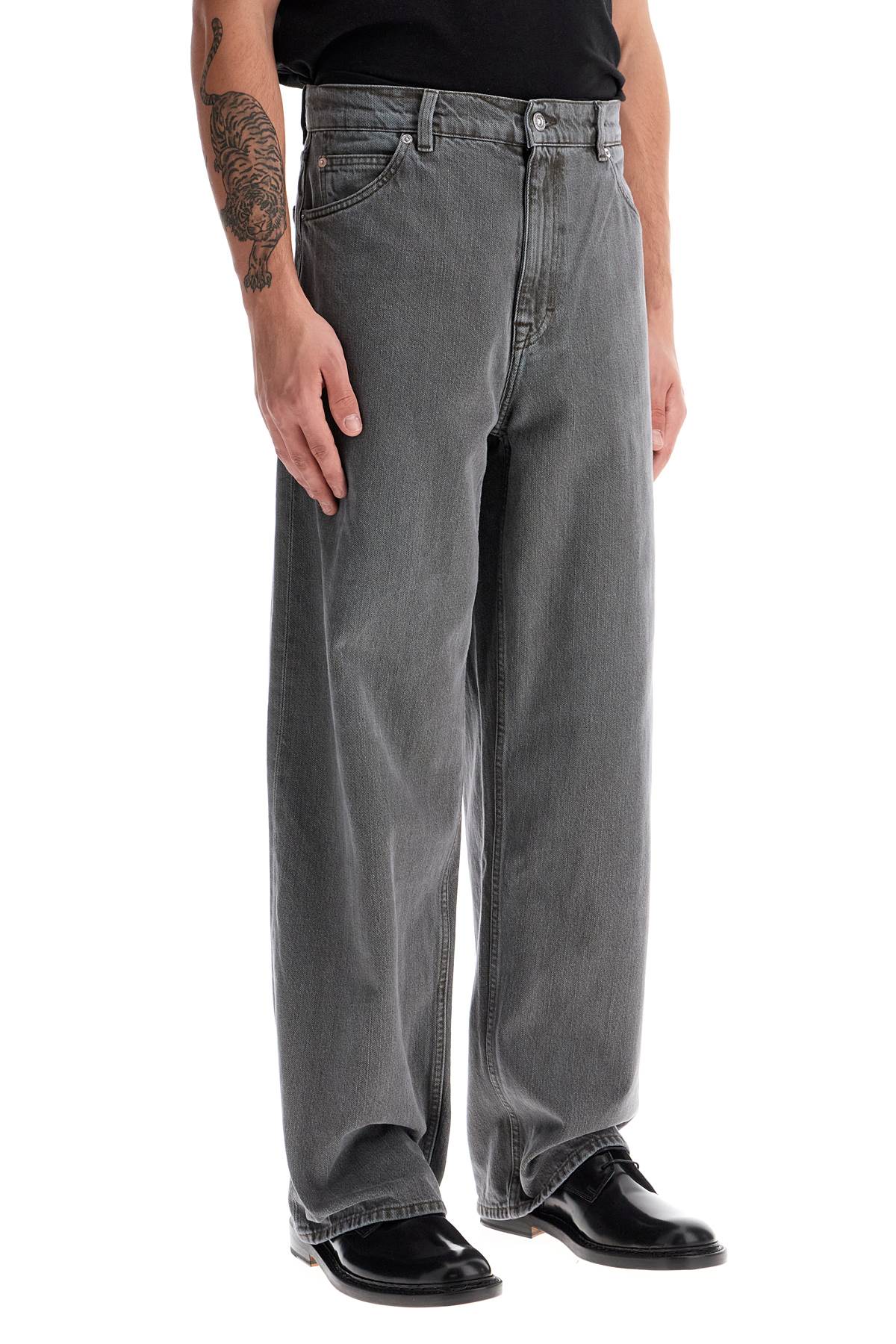 OUR LEGACY Wide Leg Denim Jeans - Aluminium Tint Wash image 1