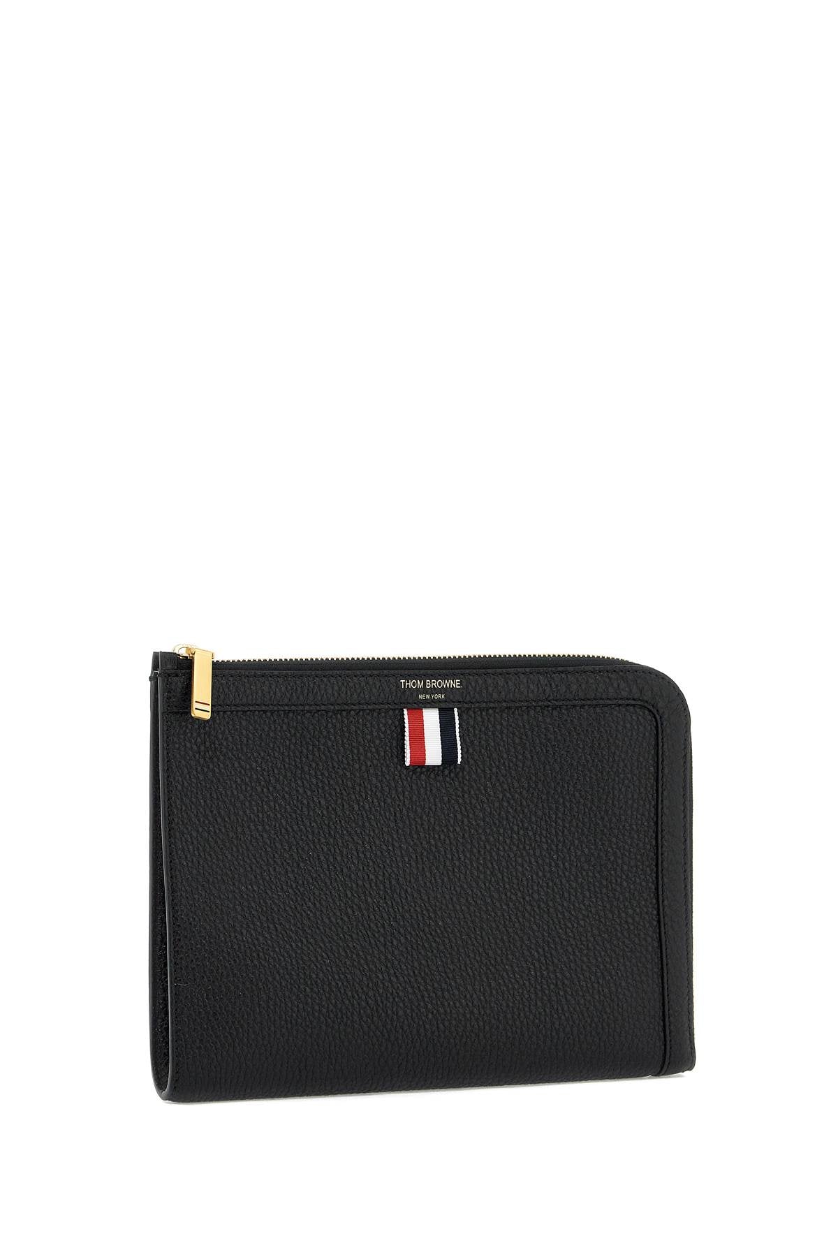 Thom Browne "embossed leather pouch image 2