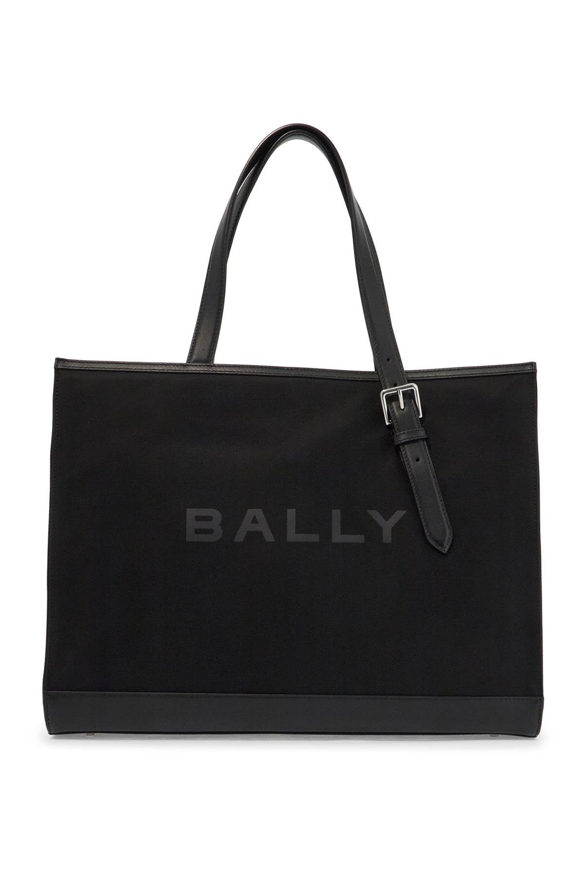 Bally East/West Nylon and Leather Tote Bag image 0