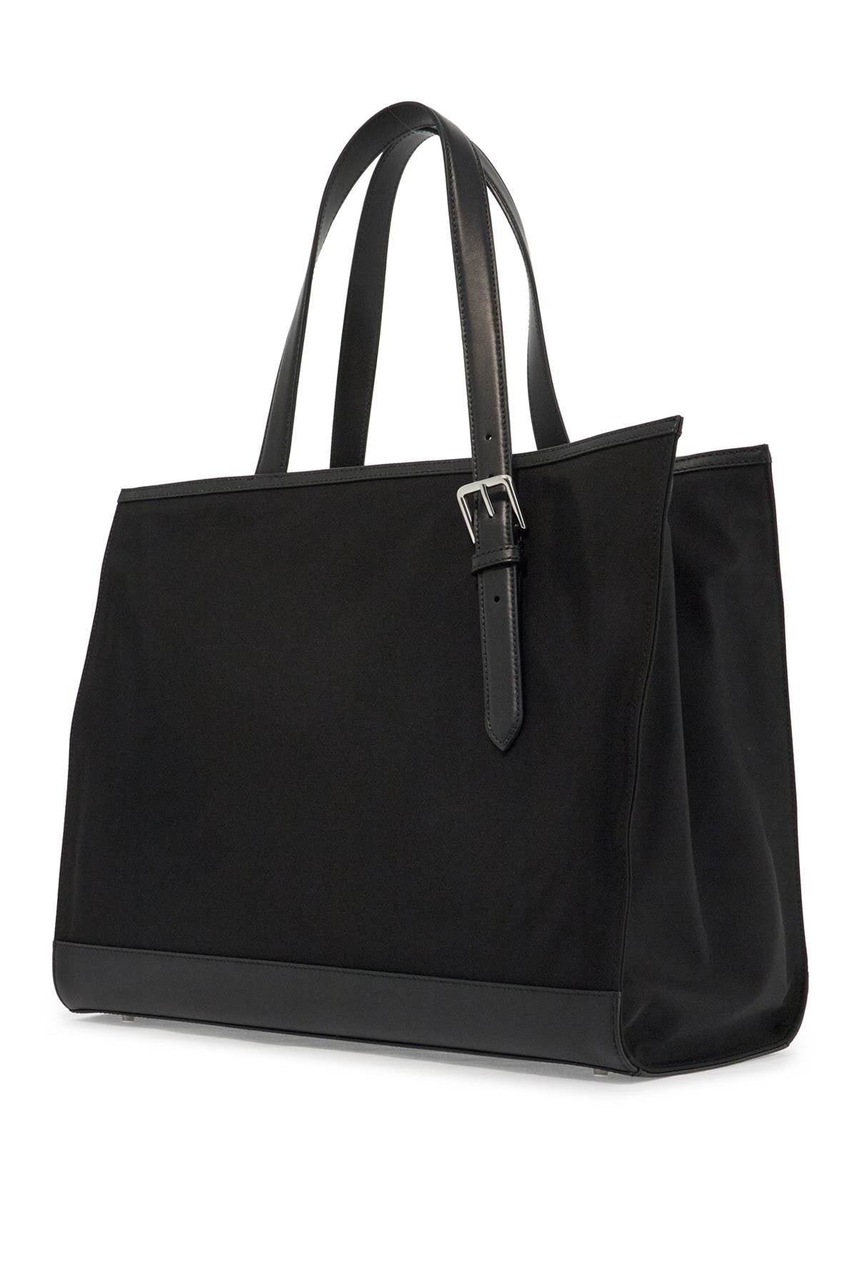 Bally East/West Nylon and Leather Tote Bag image 1