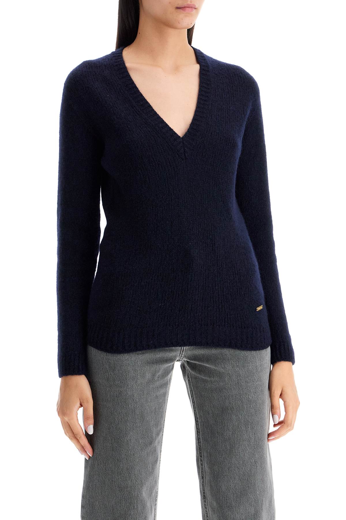 Tom Ford regular fit v-neck pullover sweater. image 1