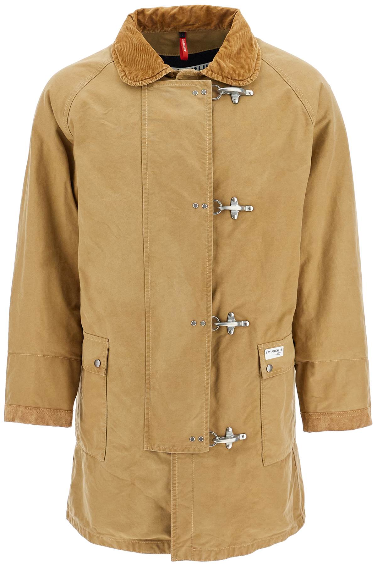 Fay Archive Padded Canvas Jacket Coat for Men image 0