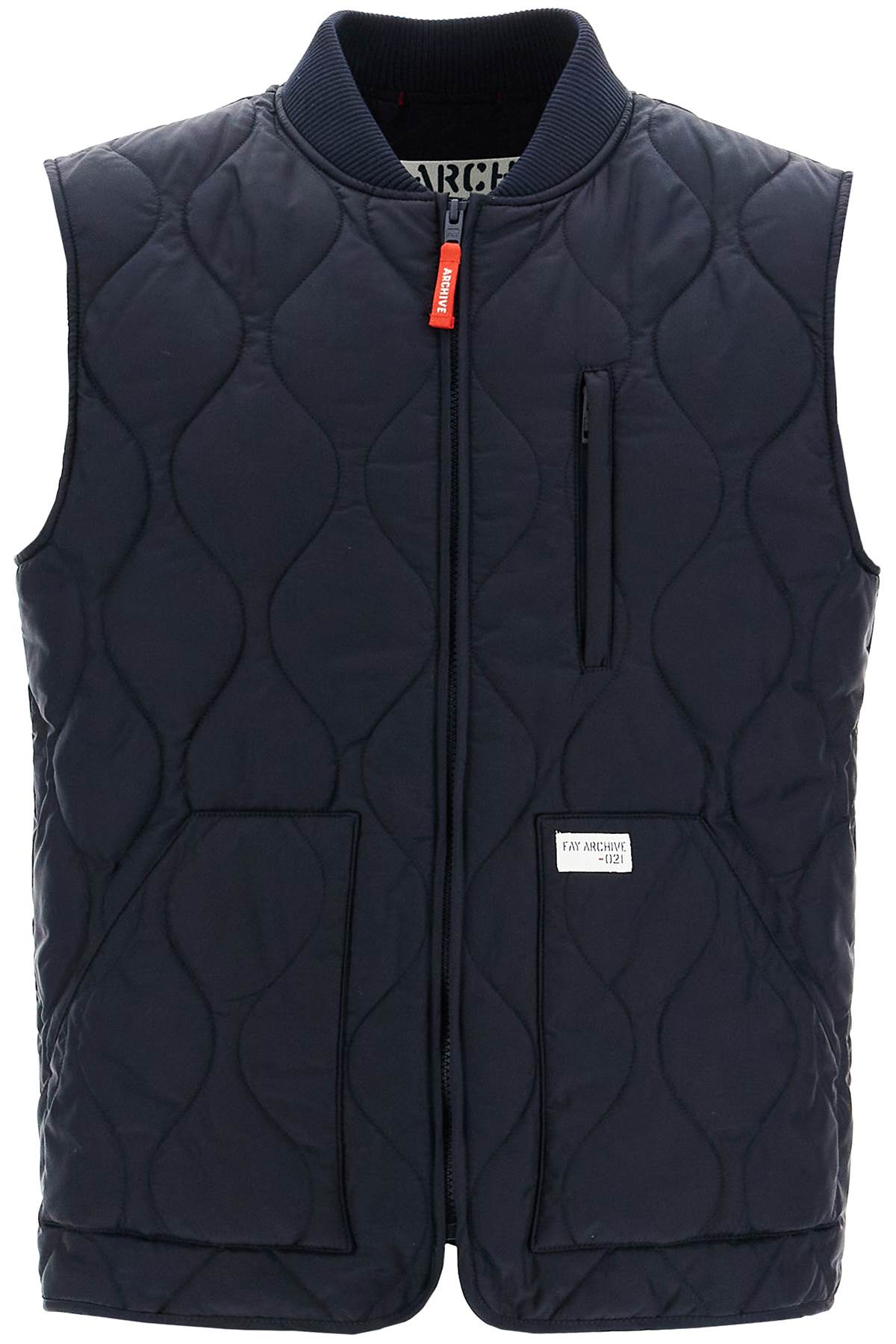 Fay Archive Quilted Nylon Vest for Men image 0